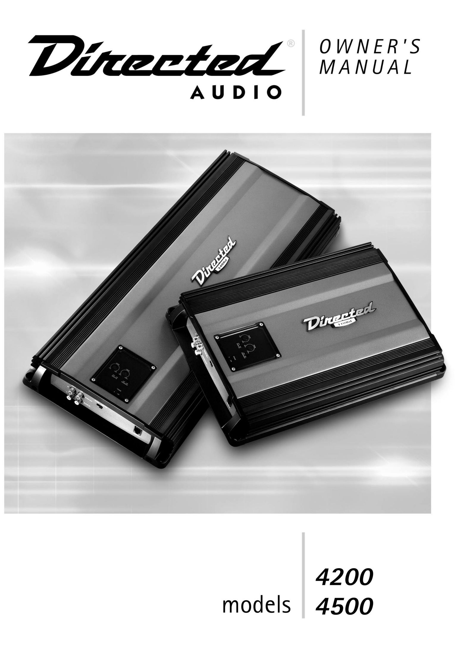 Directed Audio Model 4200 4500 Car Amplifier User Manual