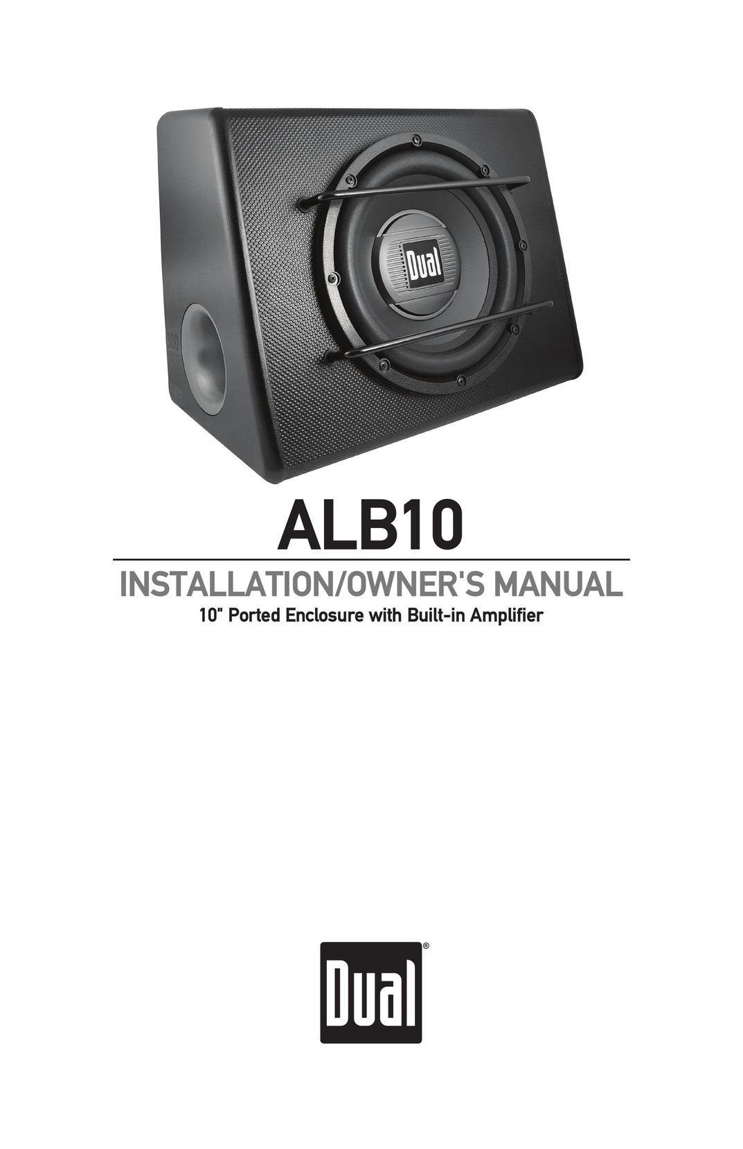 Dual ALB10 Car Amplifier User Manual
