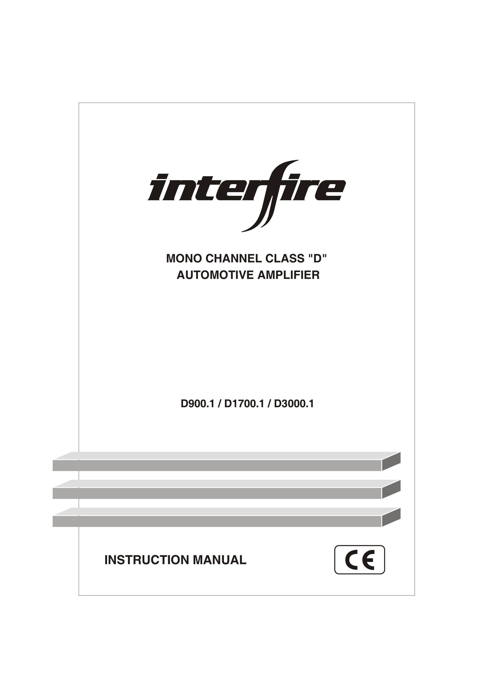 Interfire Audio D900.1 Car Amplifier User Manual