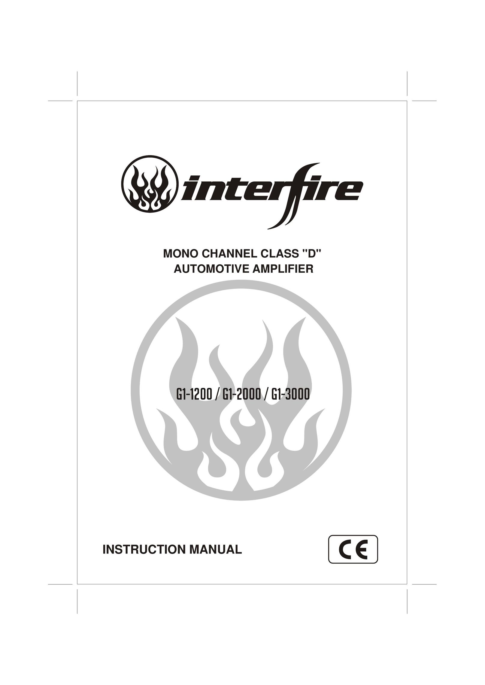 Interfire Audio G1-1200 Car Amplifier User Manual