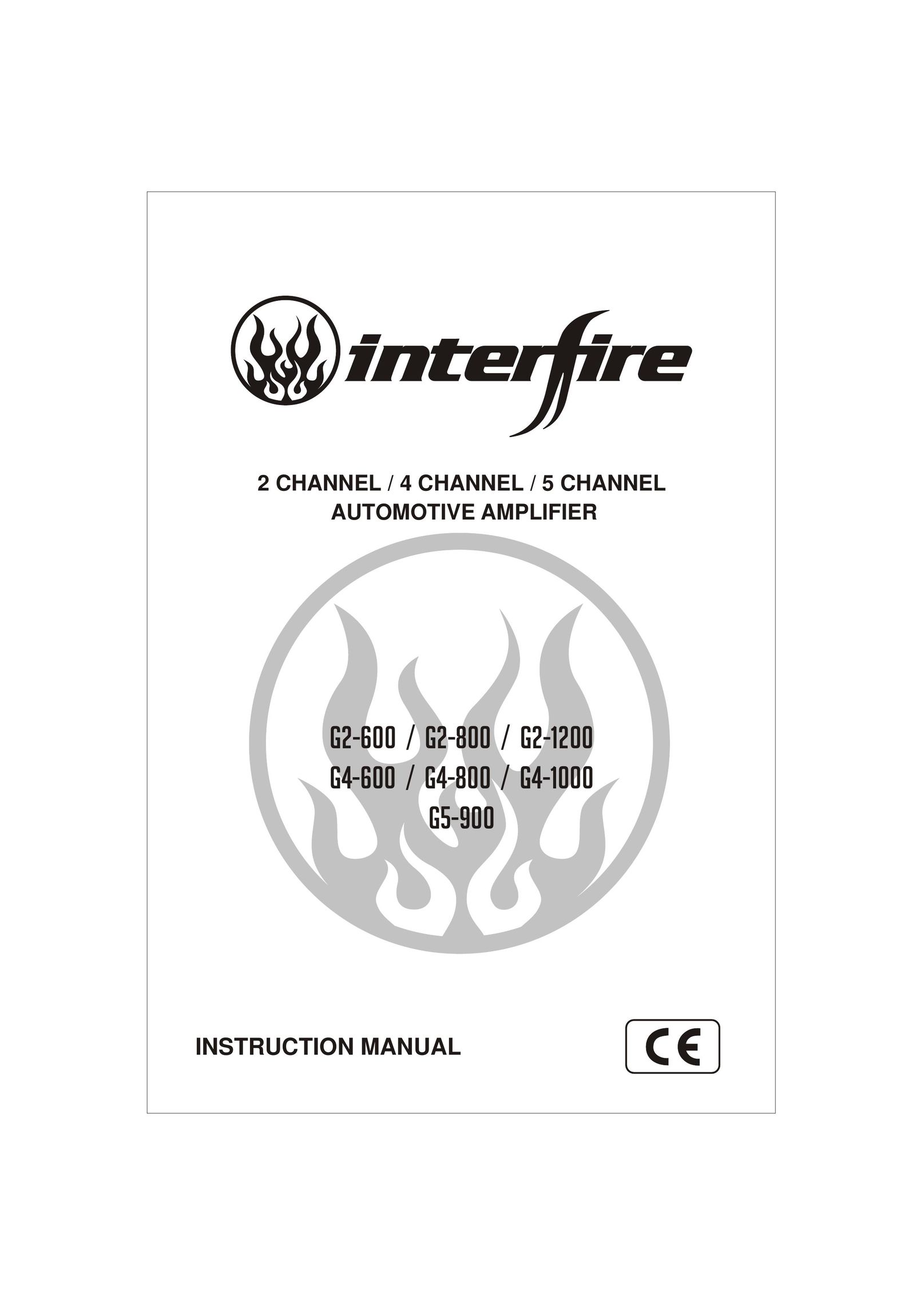 Interfire Audio G4-800 Car Amplifier User Manual