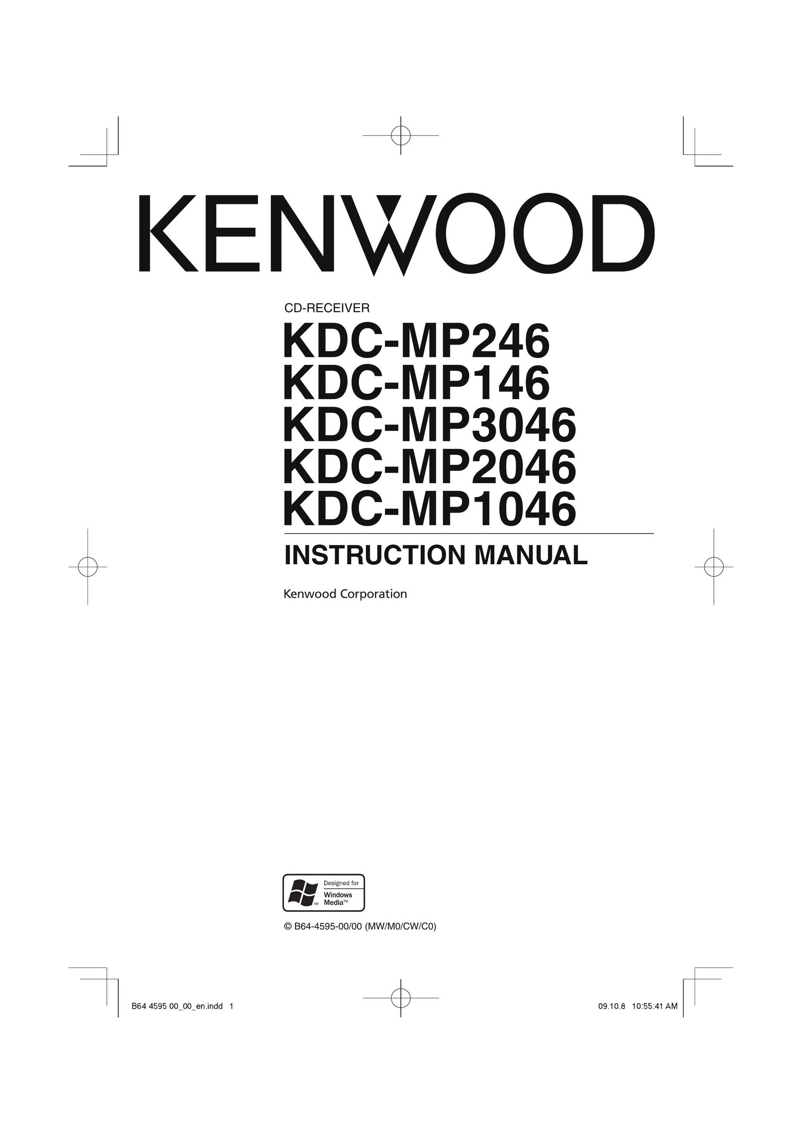 Kenwood KDC-MP246 Car Amplifier User Manual