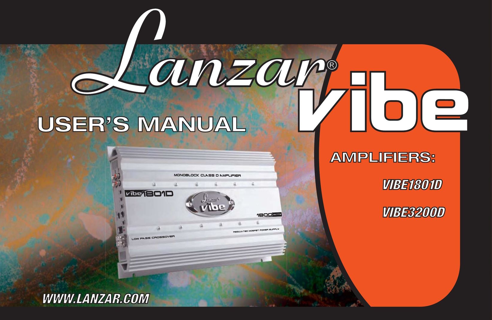 Lanzar Car Audio 1801D Car Amplifier User Manual