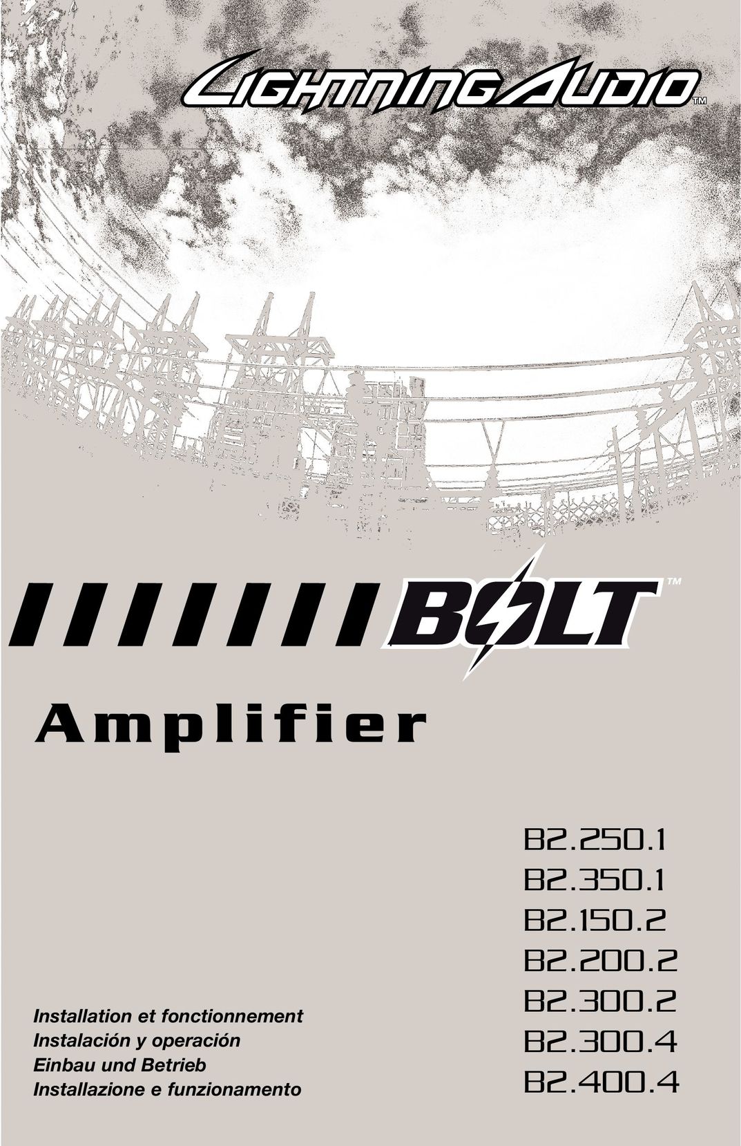 Lightning Audio B2.300.2 Car Amplifier User Manual