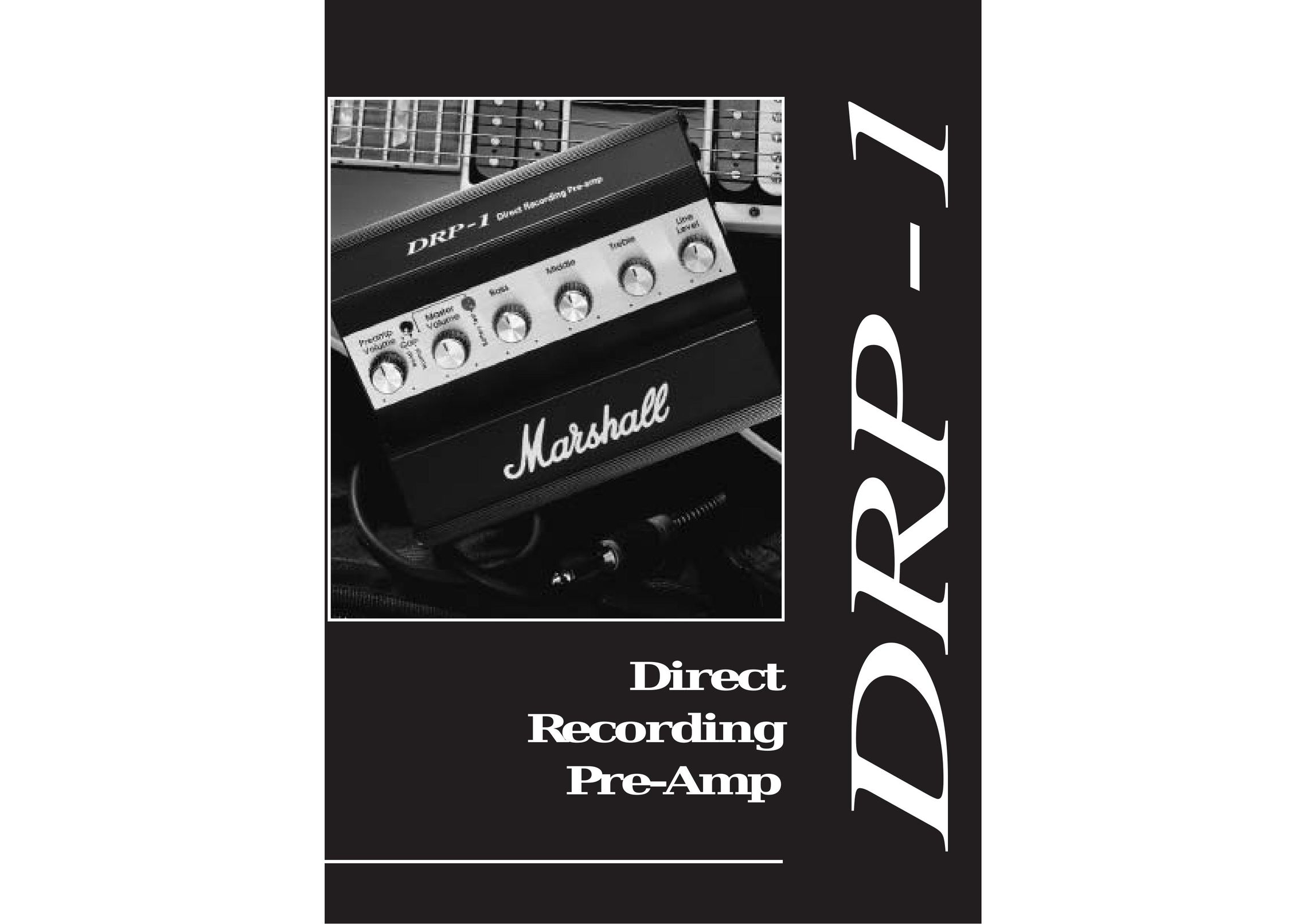 Marshall Amplification DRP-1 Car Amplifier User Manual