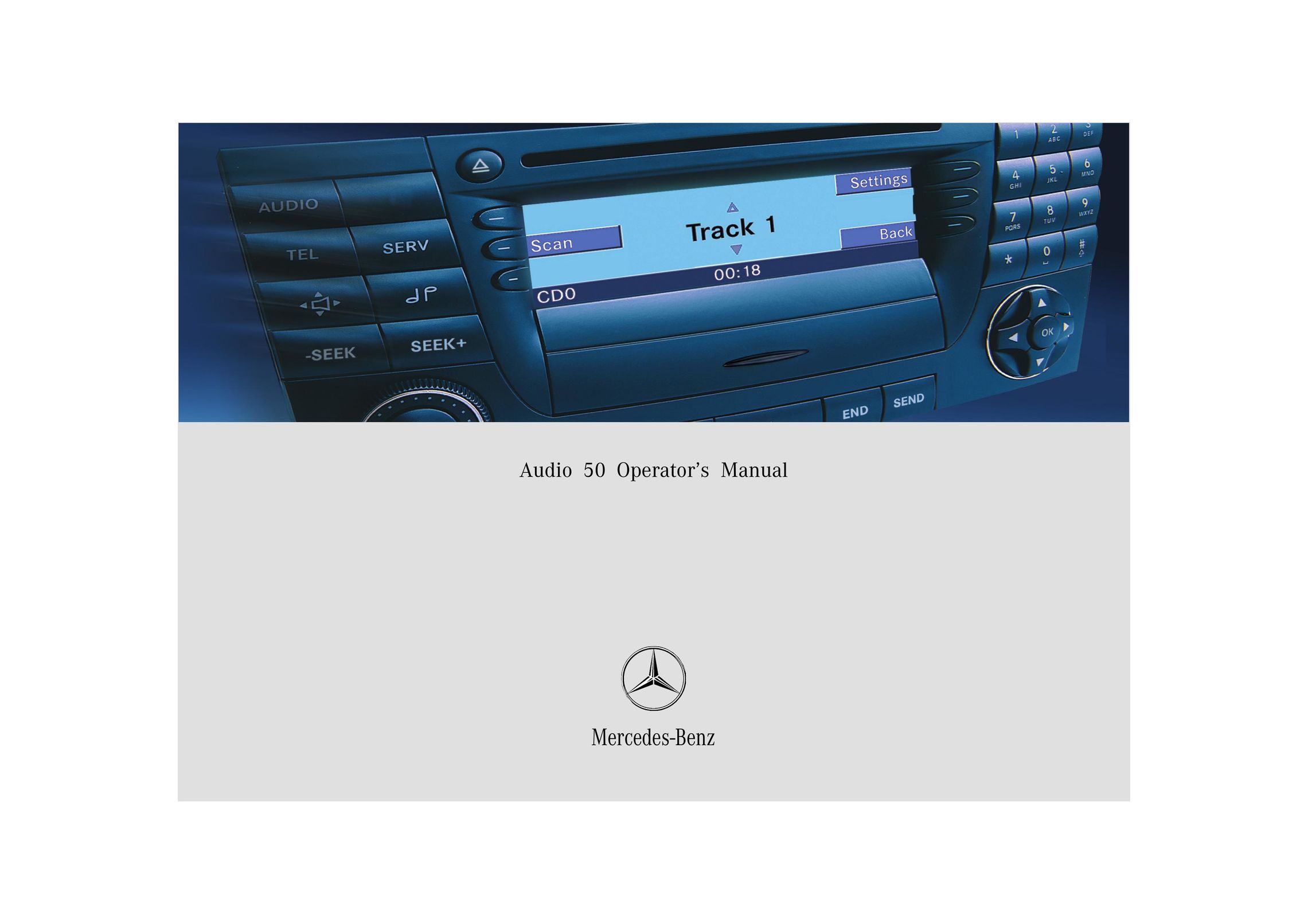 Mercedes-Benz Audio 50 Car Amplifier User Manual