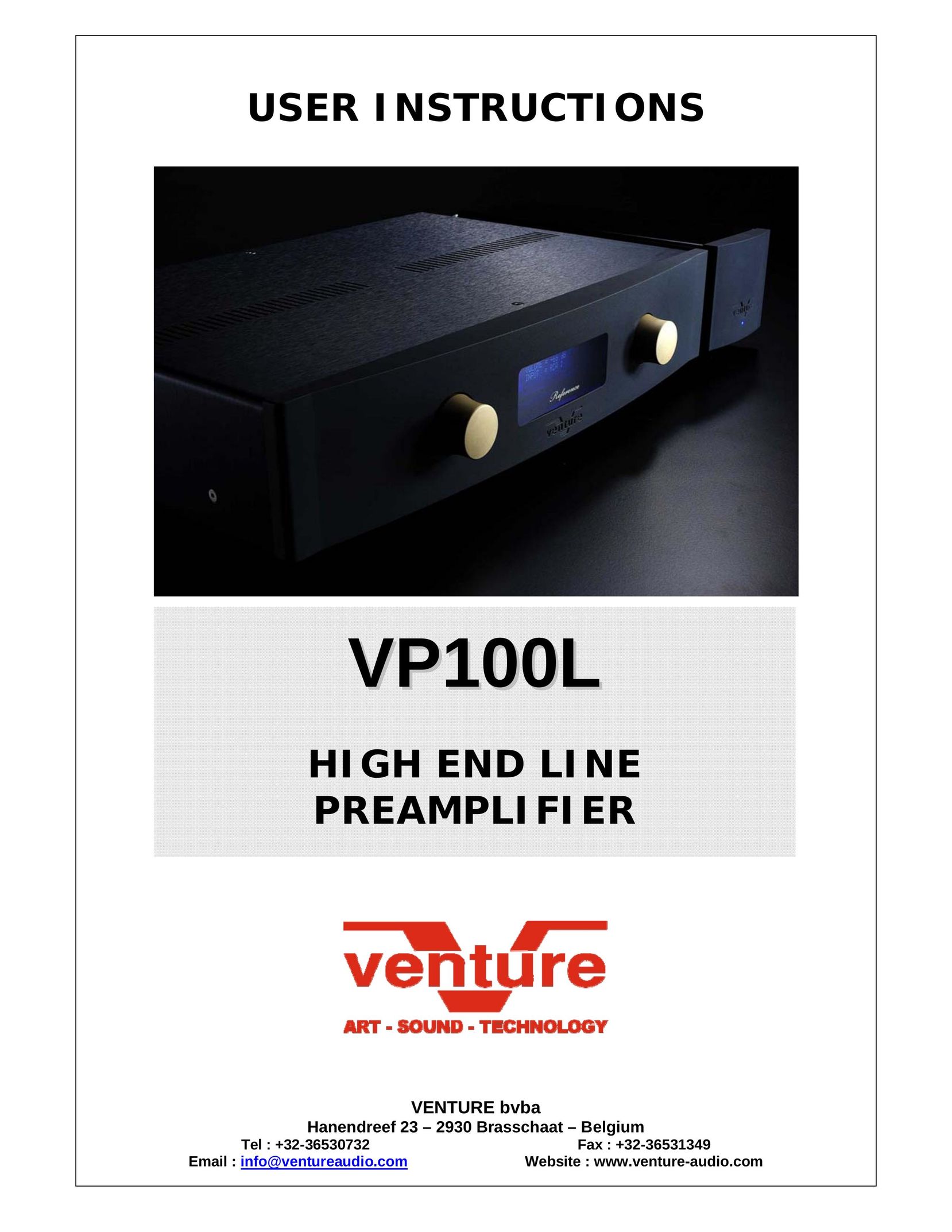 Venture Products VP100L Car Amplifier User Manual