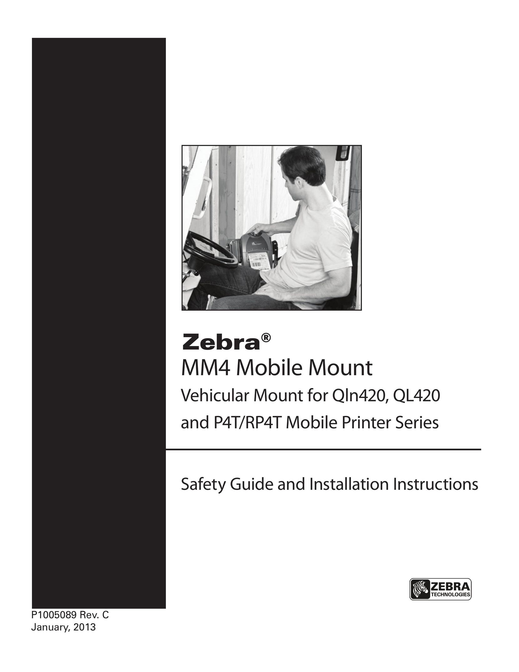Zebra Technologies P4T Car Amplifier User Manual