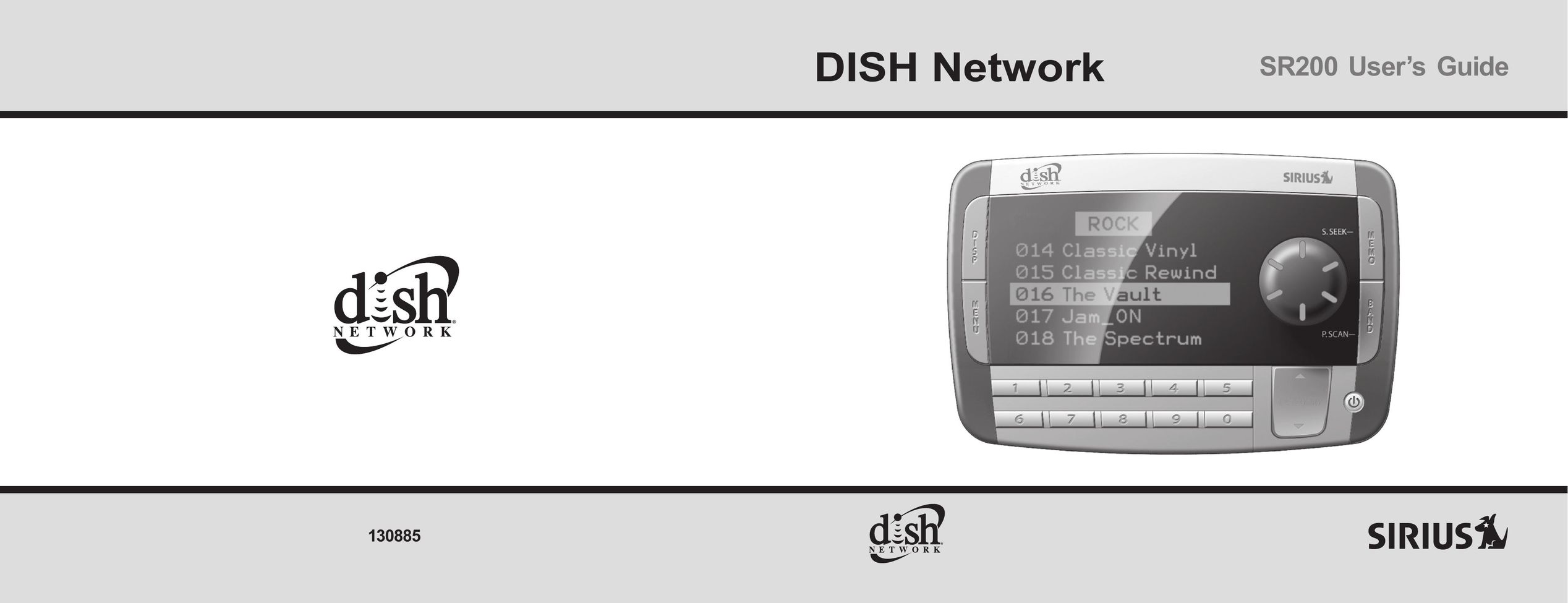 Dish Network SR200 Car Satellite Radio System User Manual