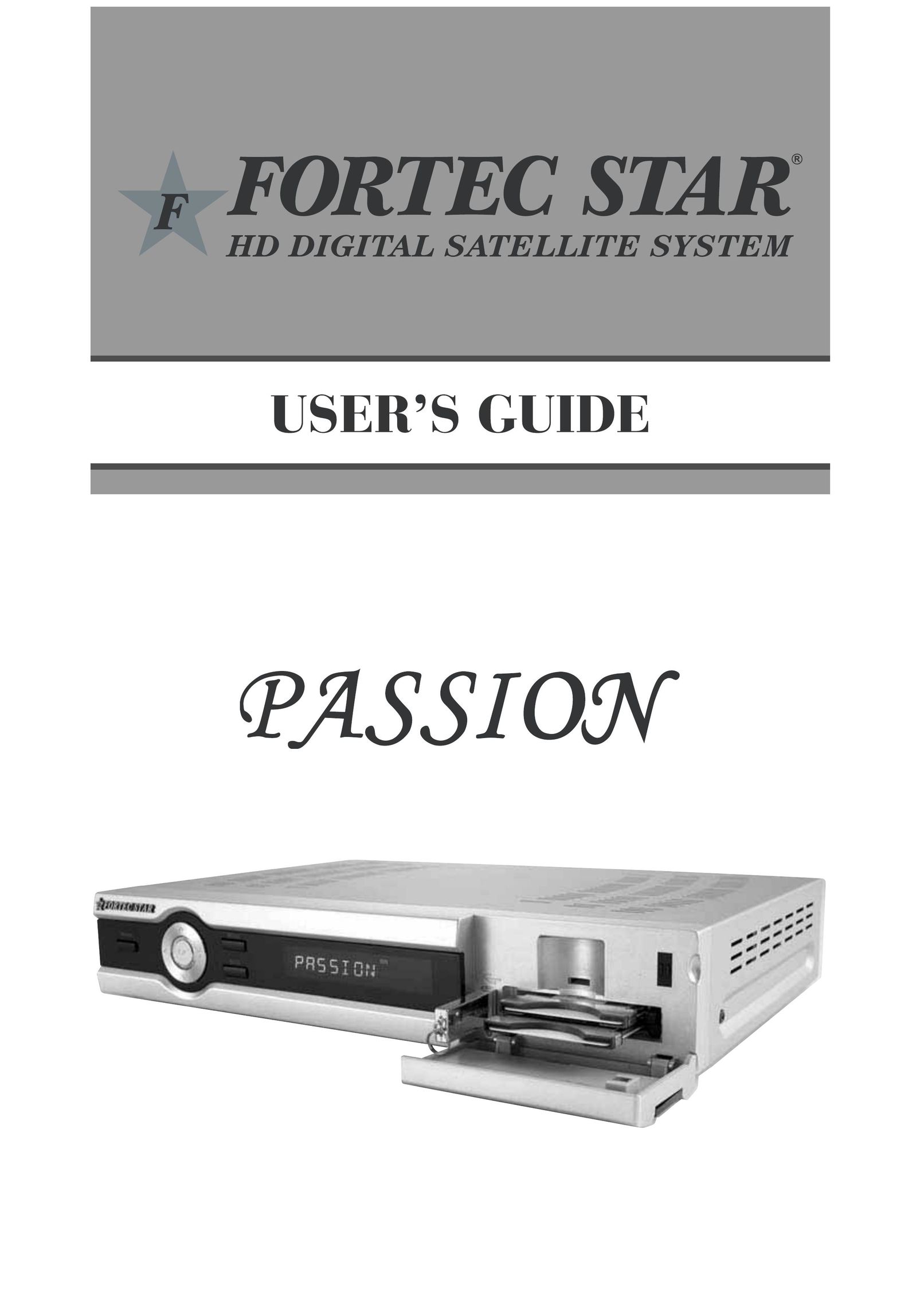 Fortec Passion Car Satellite Radio System User Manual