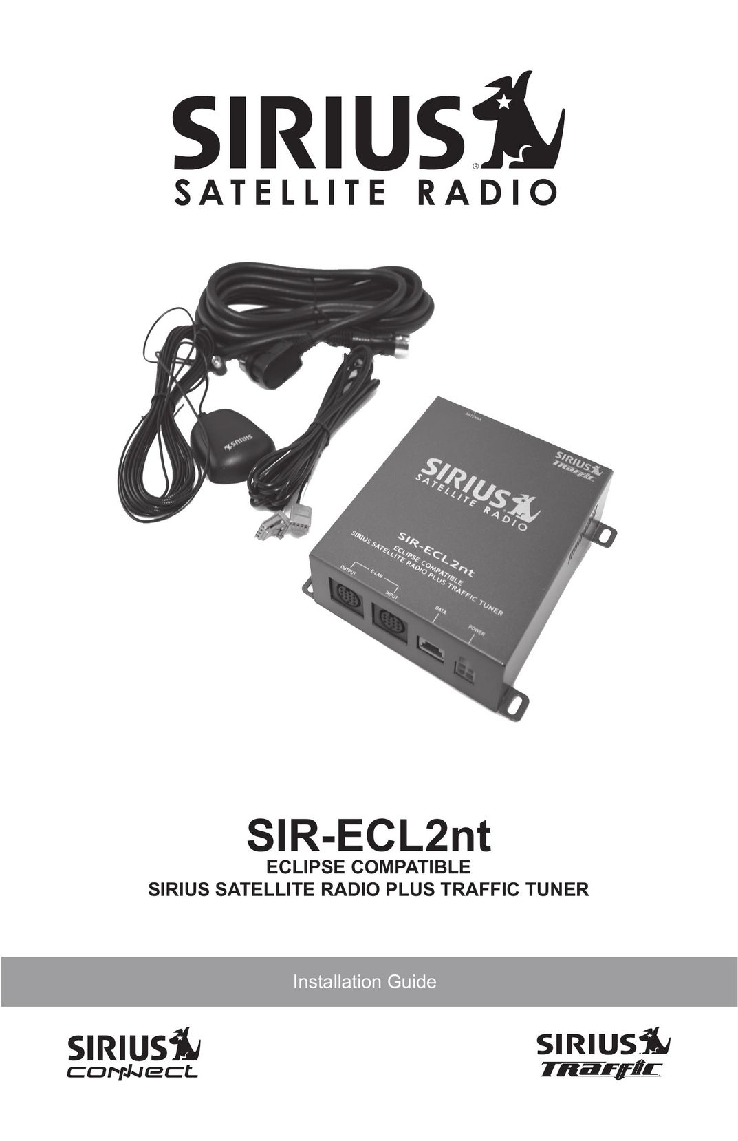 Sirius Satellite Radio SIR-ECL2nt Car Satellite Radio System User Manual