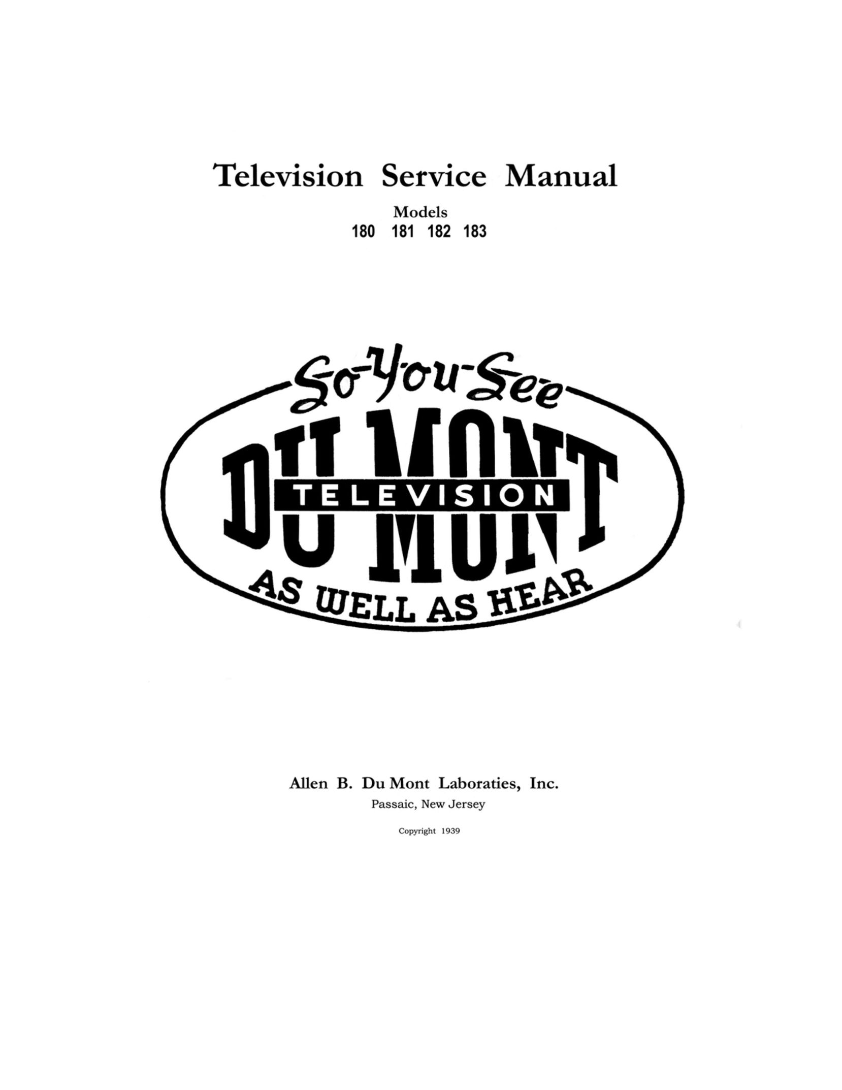Dumont 180 Car Satellite TV System User Manual