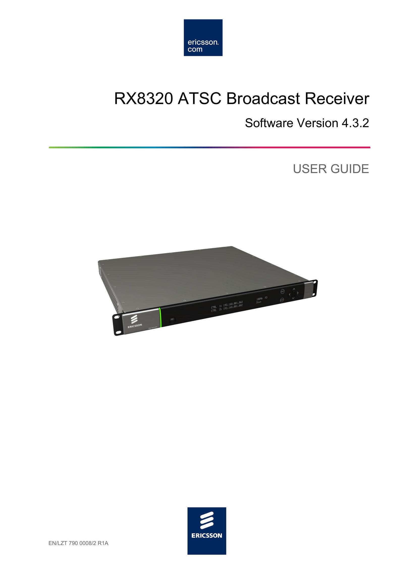 Ericsson RX8320 Car Satellite TV System User Manual