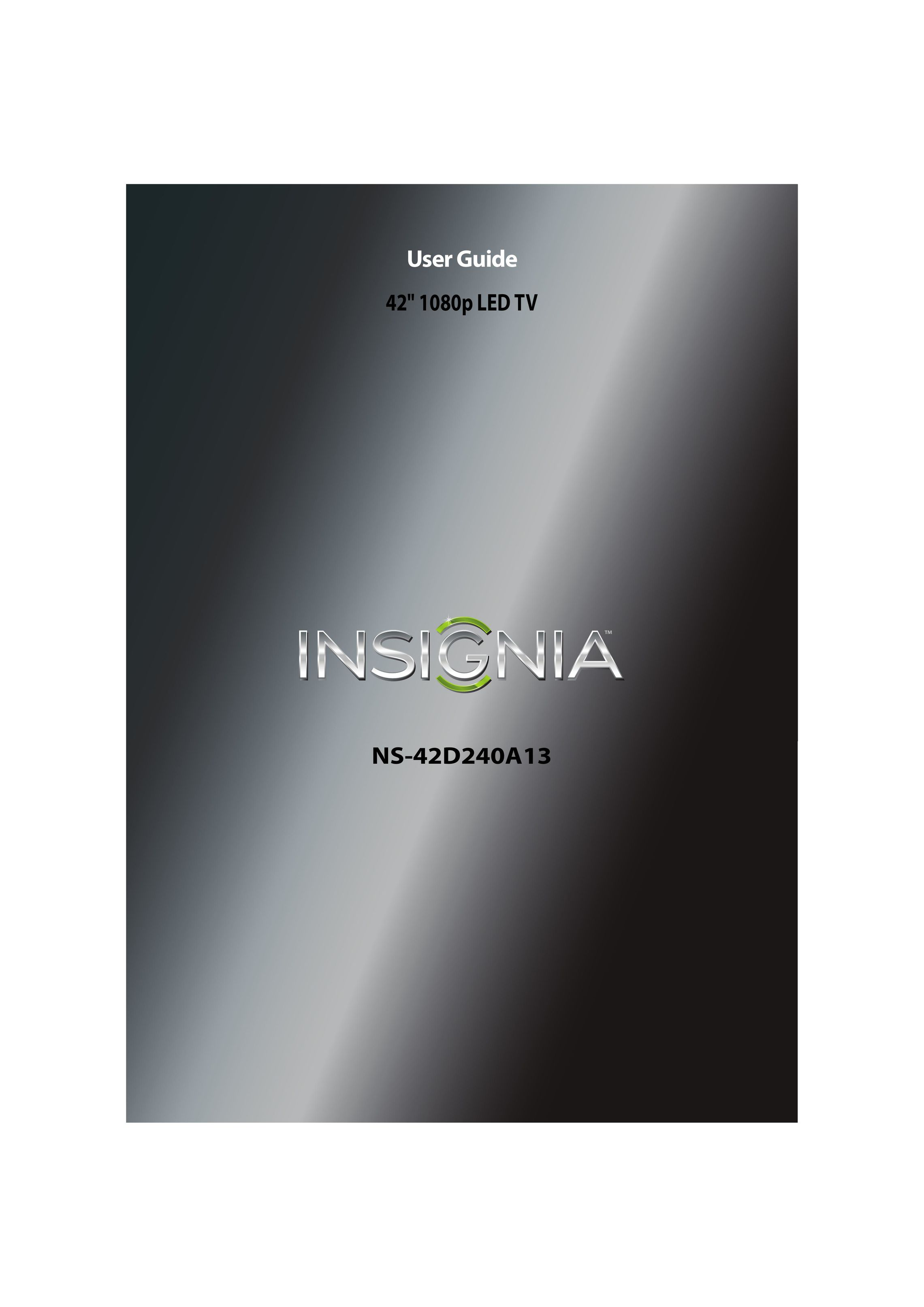 Insignia NS-42D240A13 Car Satellite TV System User Manual