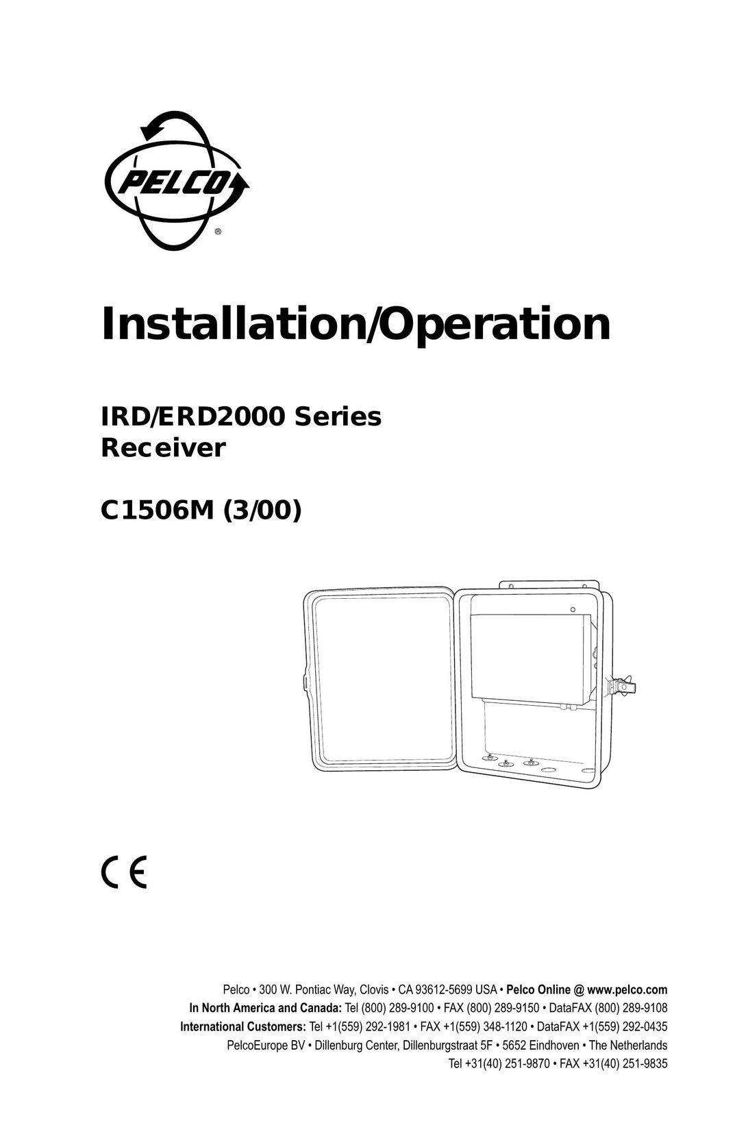 Pelco C1506M Car Satellite TV System User Manual