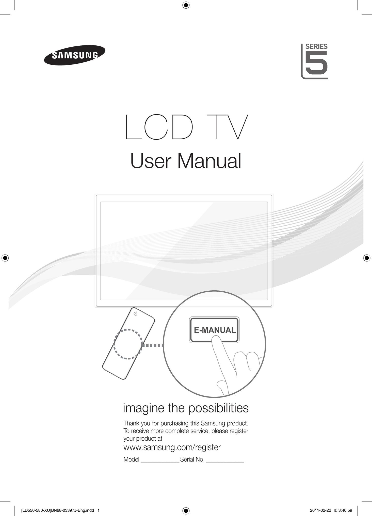 Samsung Series 5 Car Satellite TV System User Manual