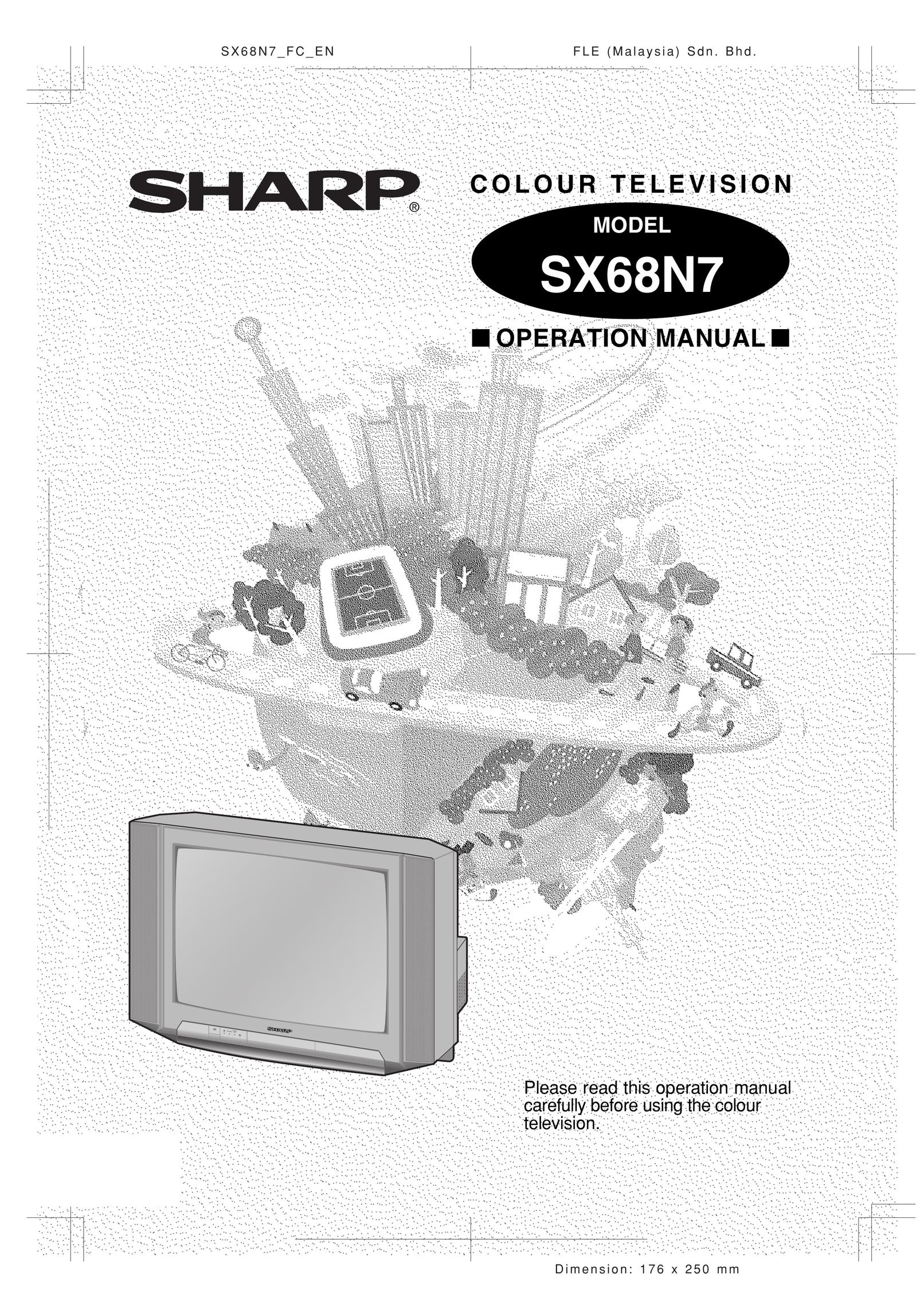 Sharp SX68N7 Car Satellite TV System User Manual