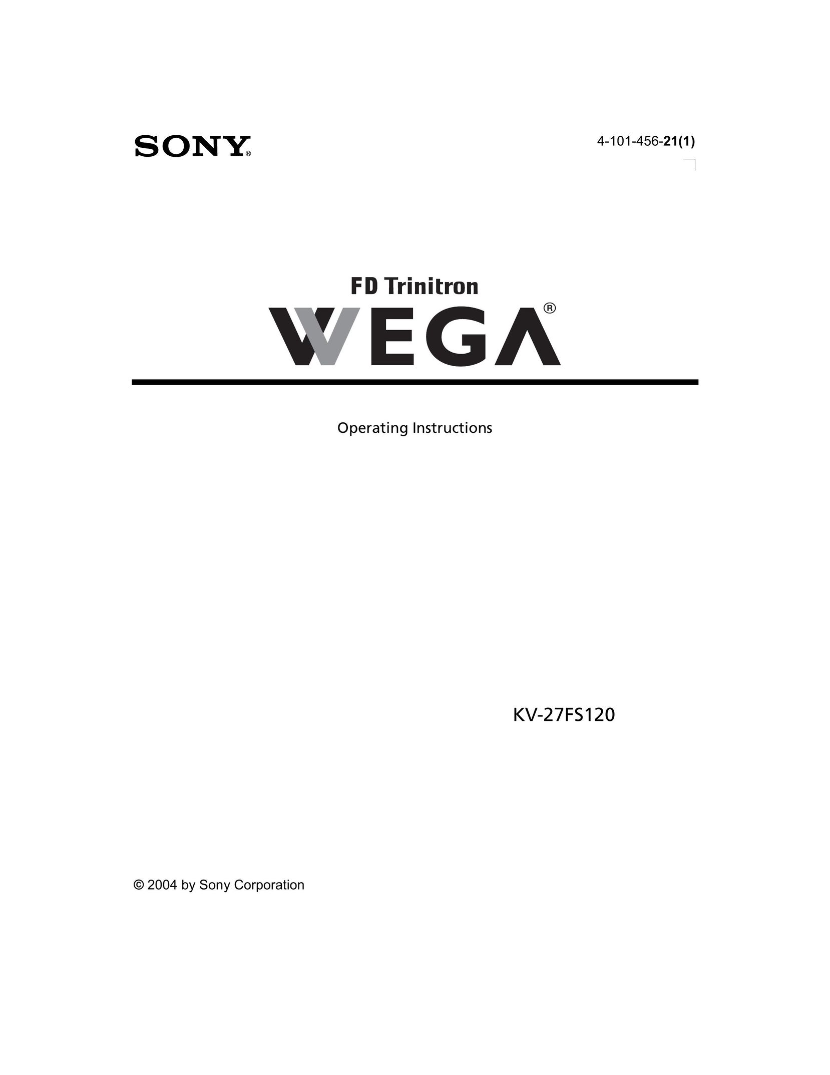 Sony KV-27FS120 Car Satellite TV System User Manual