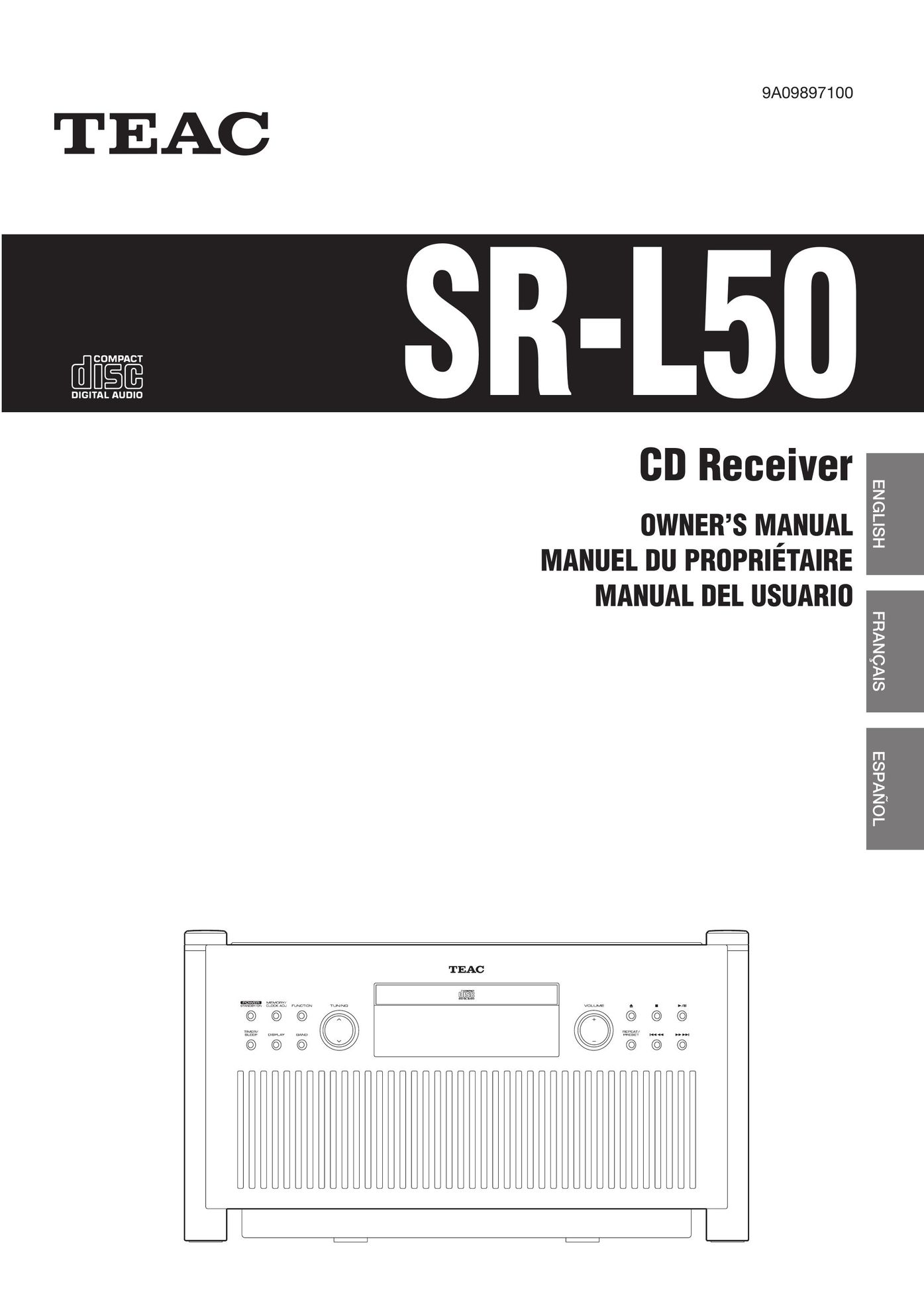 Teac SR-L50 Car Satellite TV System User Manual