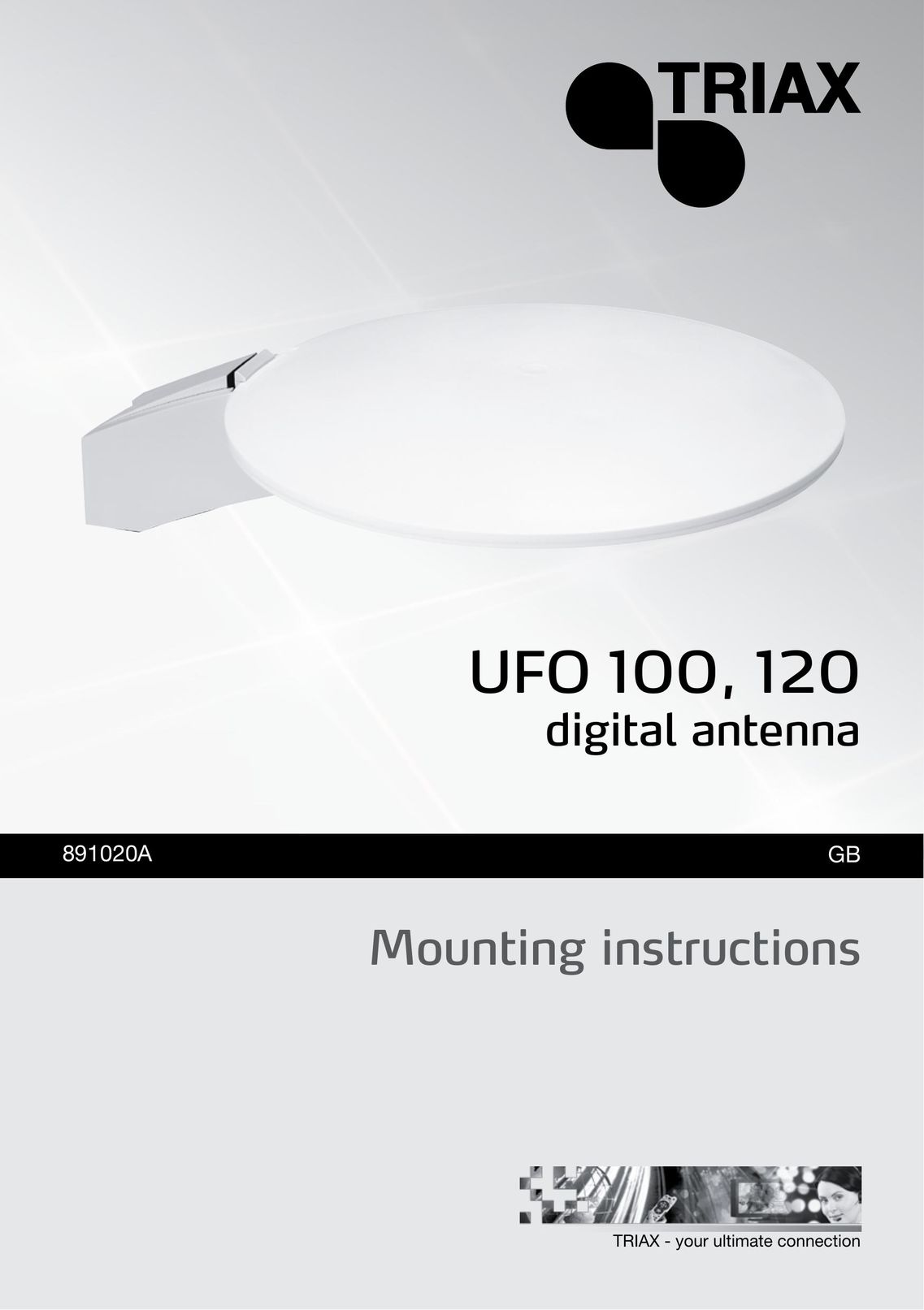 Triax UFO 100 Car Satellite TV System User Manual