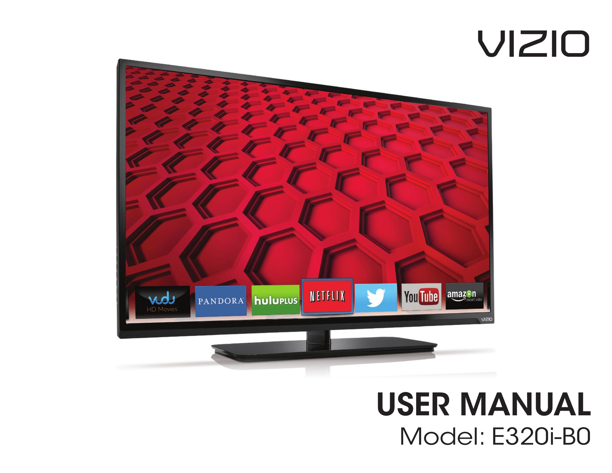 Vizio E320i-BO Car Satellite TV System User Manual