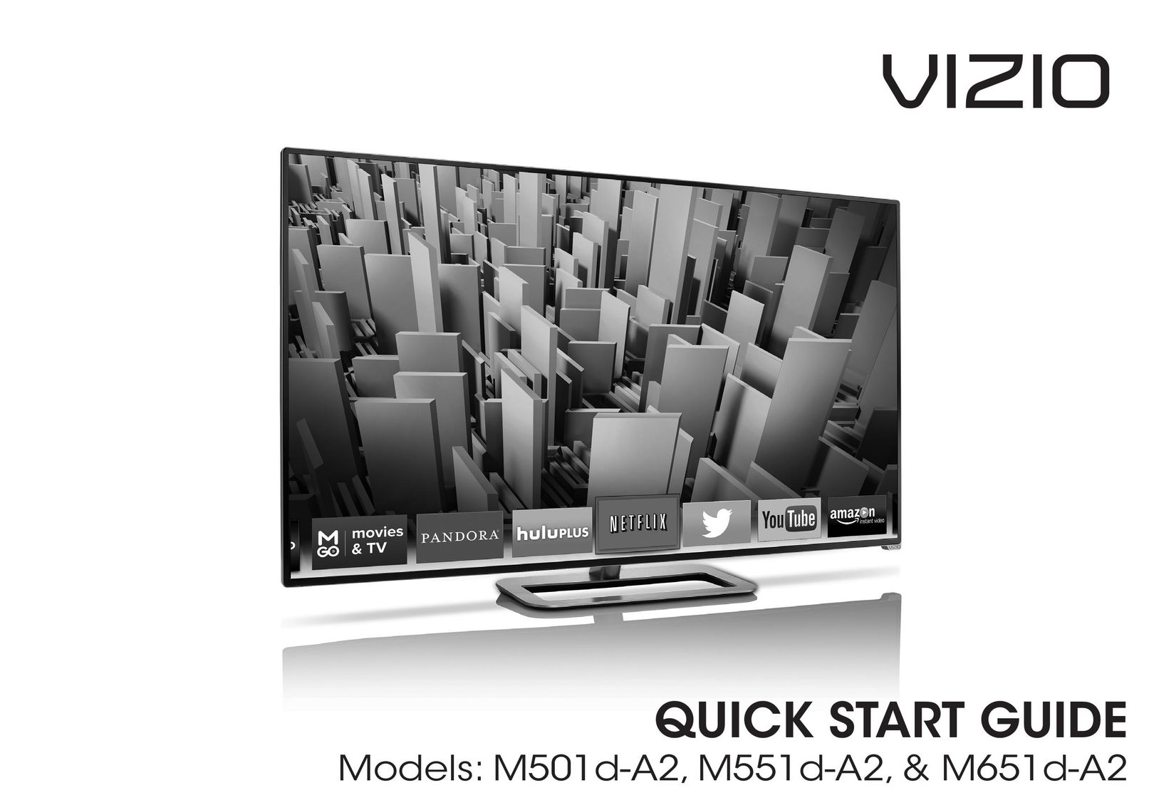 Vizio M651d-A2 Car Satellite TV System User Manual