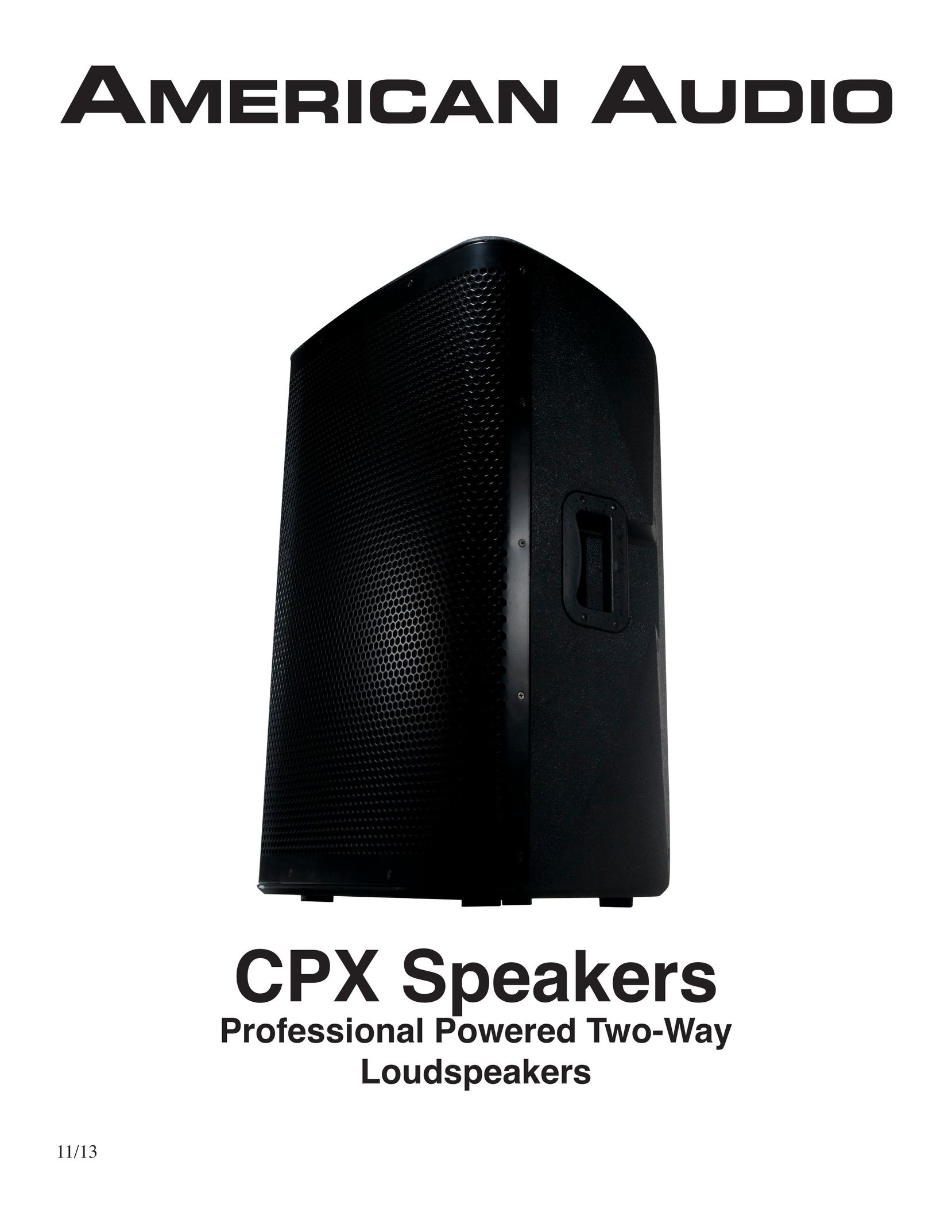 American Audio CPX 10A Car Speaker User Manual