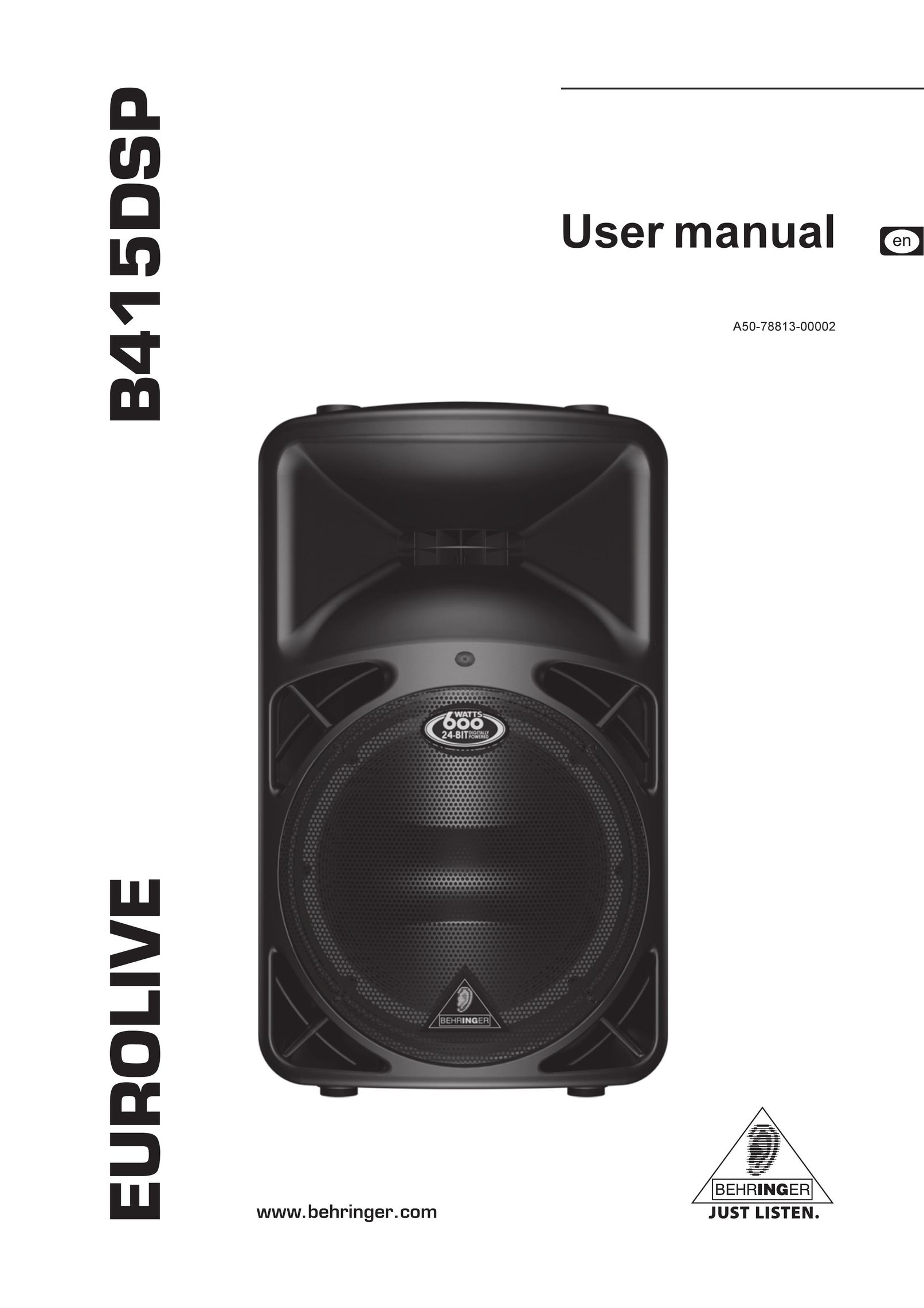 Behringer B415DSP Car Speaker User Manual