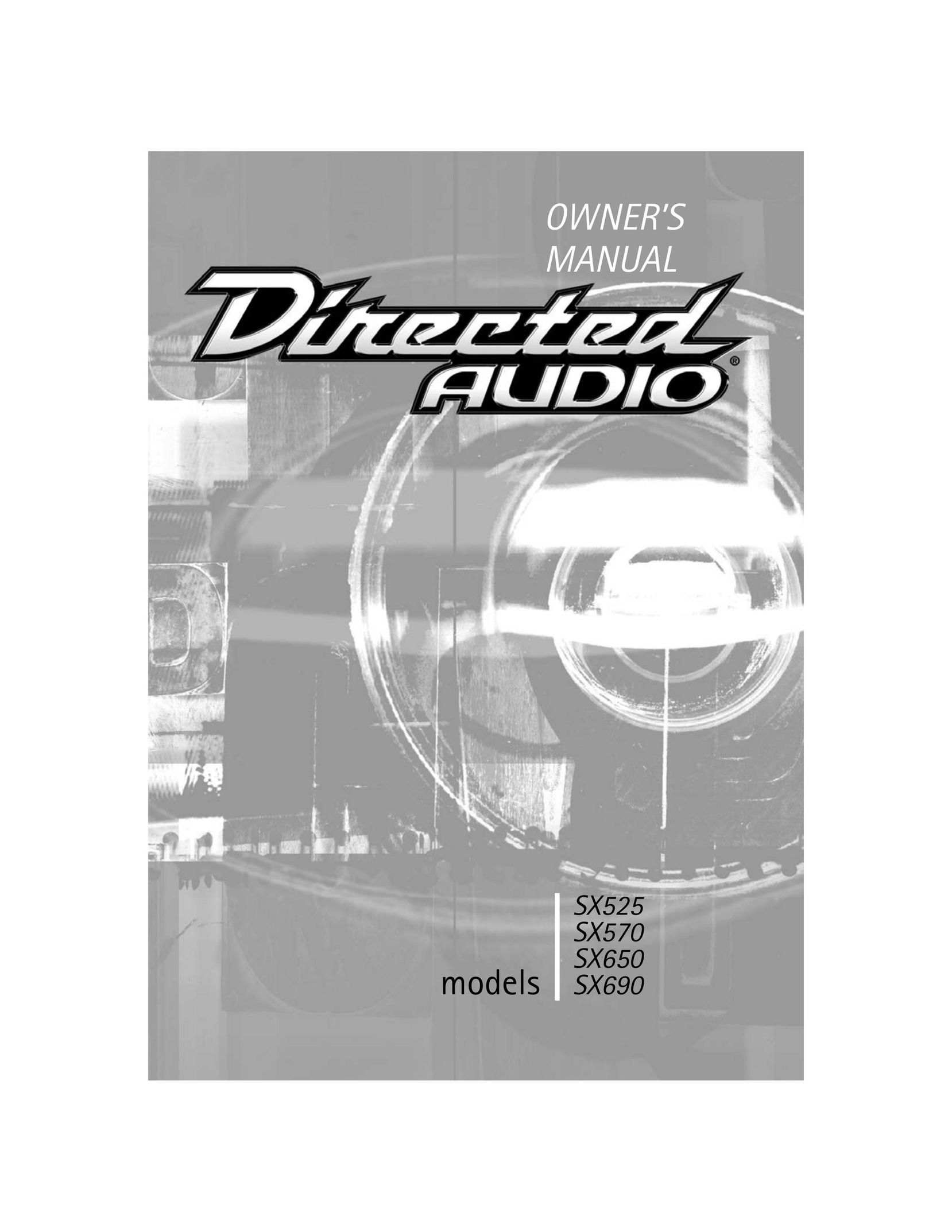 Directed Audio SX525 Car Speaker User Manual