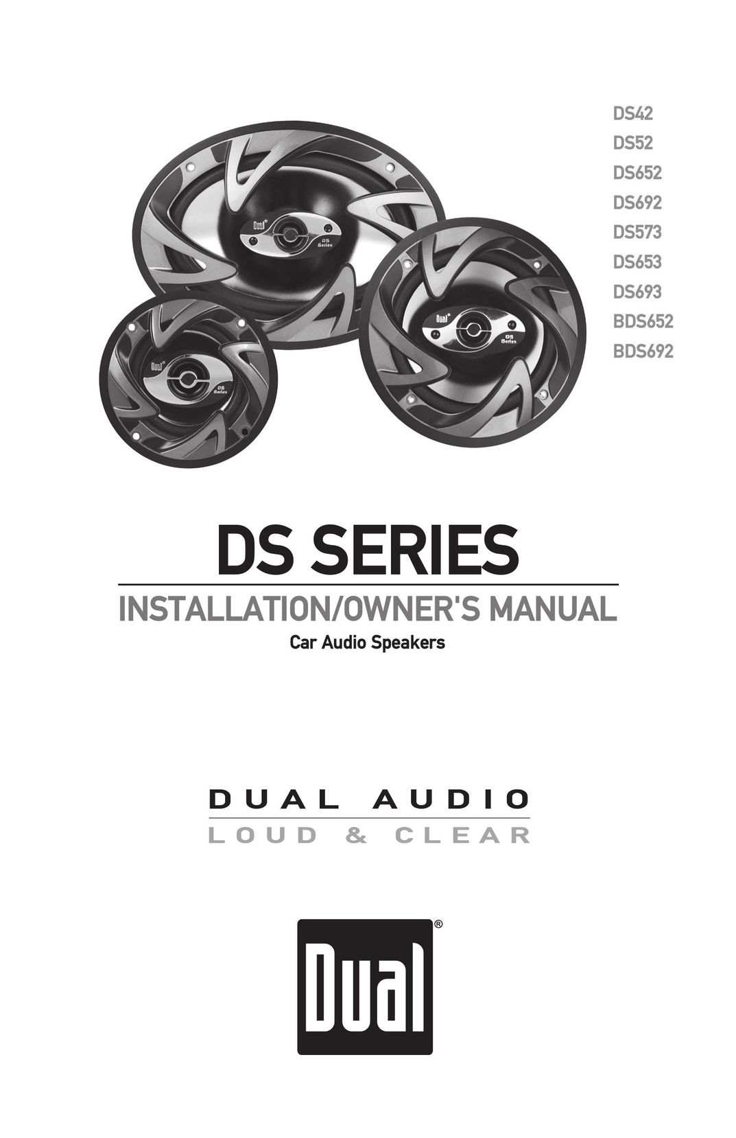 Dual BDS652 Car Speaker User Manual
