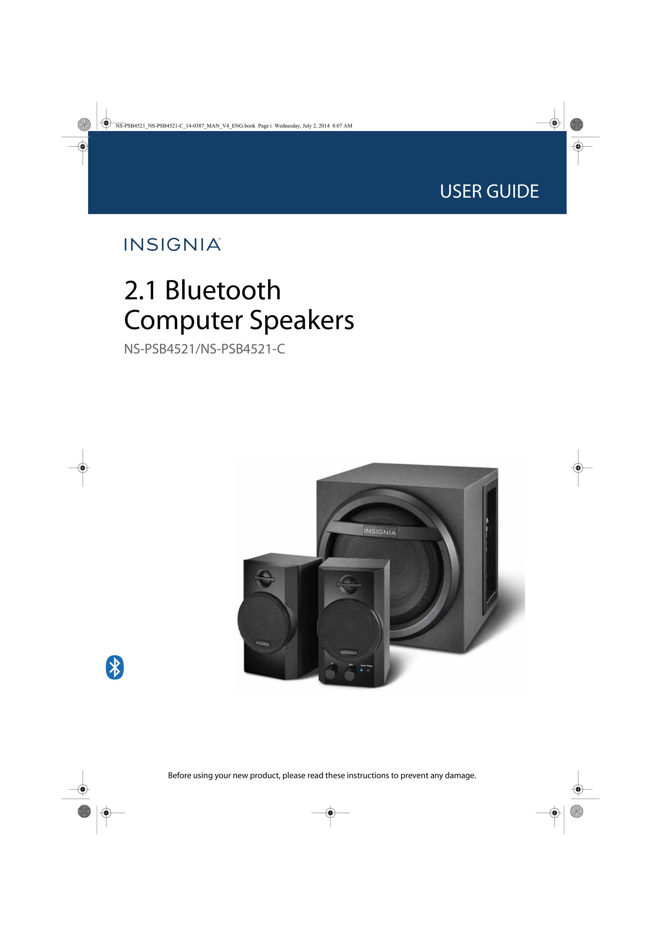 Insignia NS-PSB4521-C Car Speaker User Manual