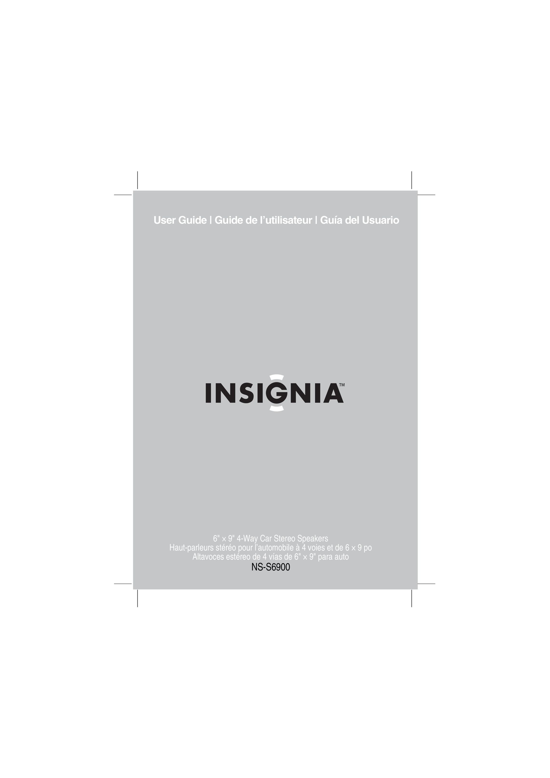 Insignia NS-S6900 Car Speaker User Manual