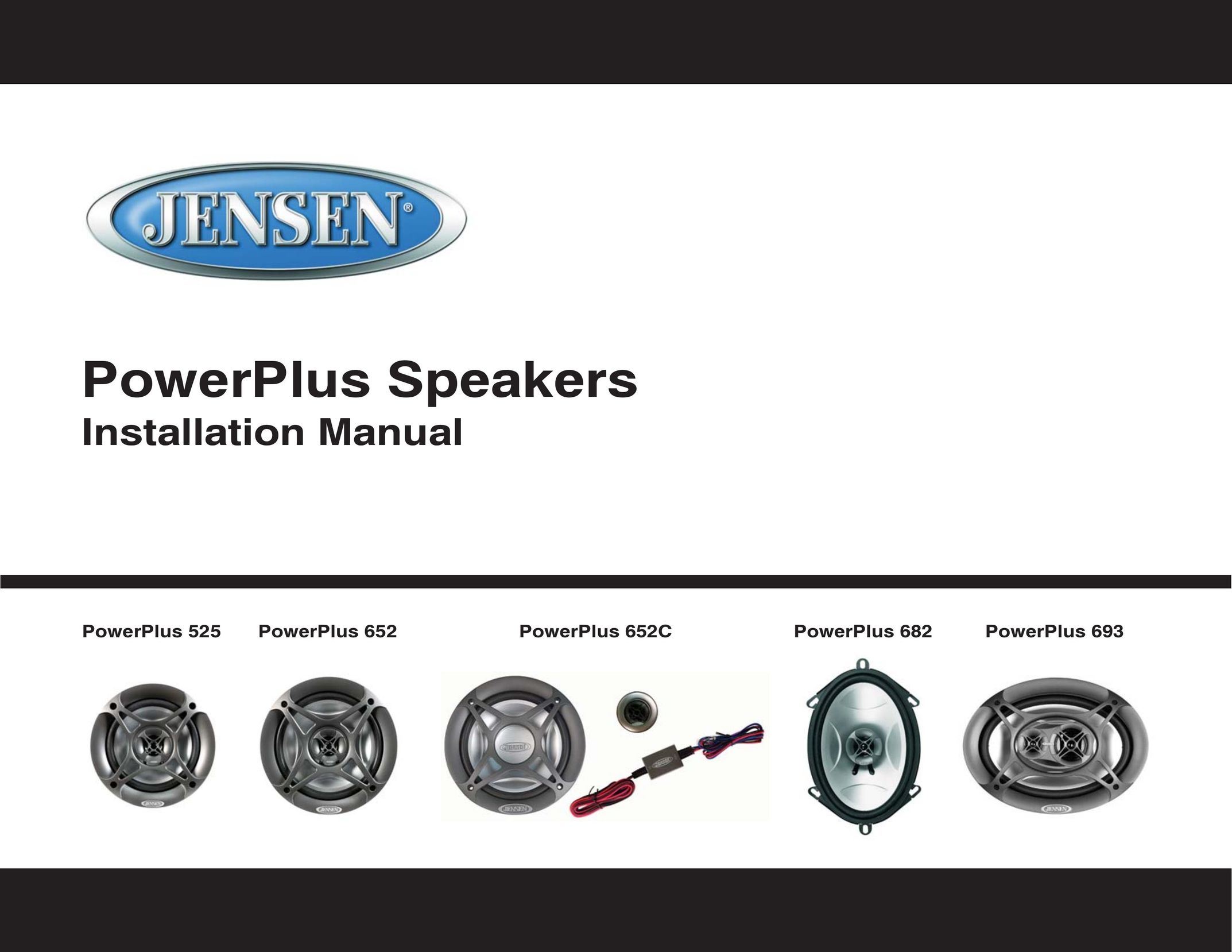 Jensen 682 Car Speaker User Manual