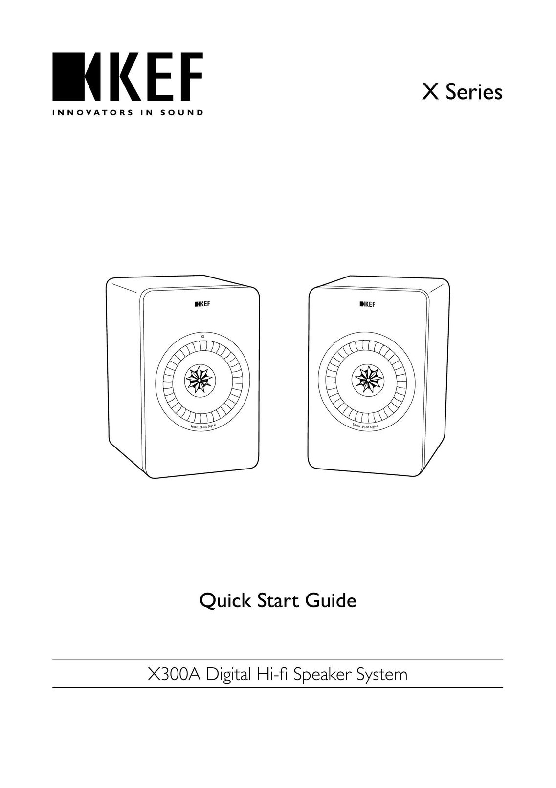 KEF Audio X Series Car Speaker User Manual
