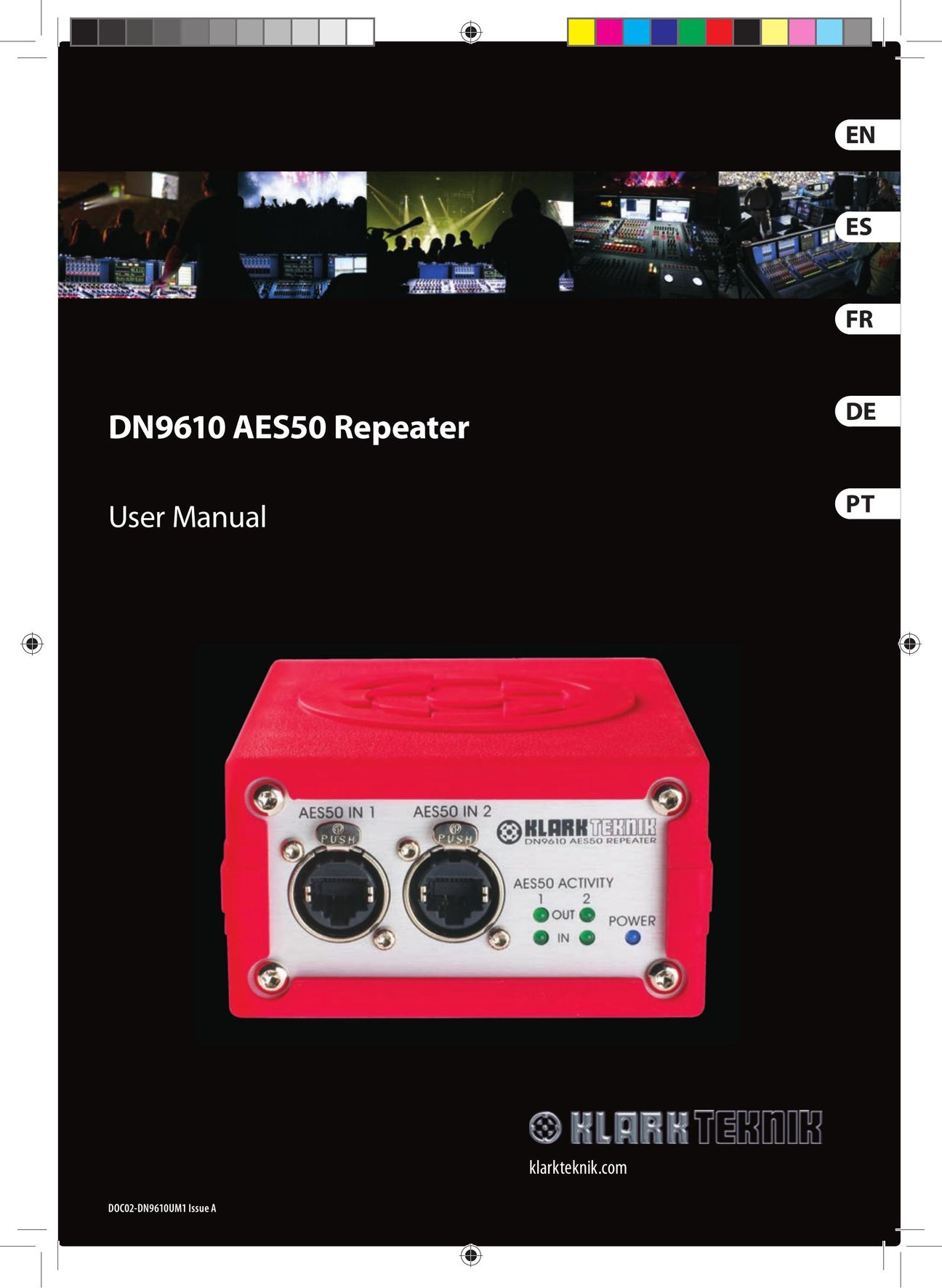 Klark Teknik DN9610 Car Speaker User Manual