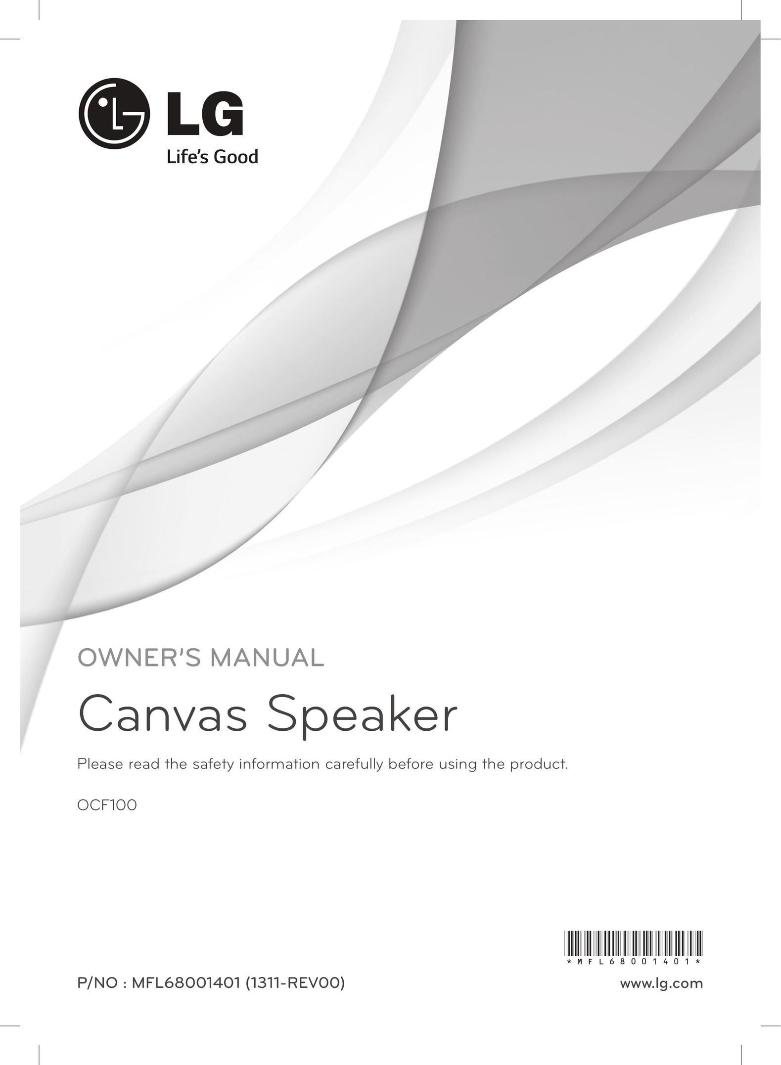 LG Electronics MFL68001401 Car Speaker User Manual