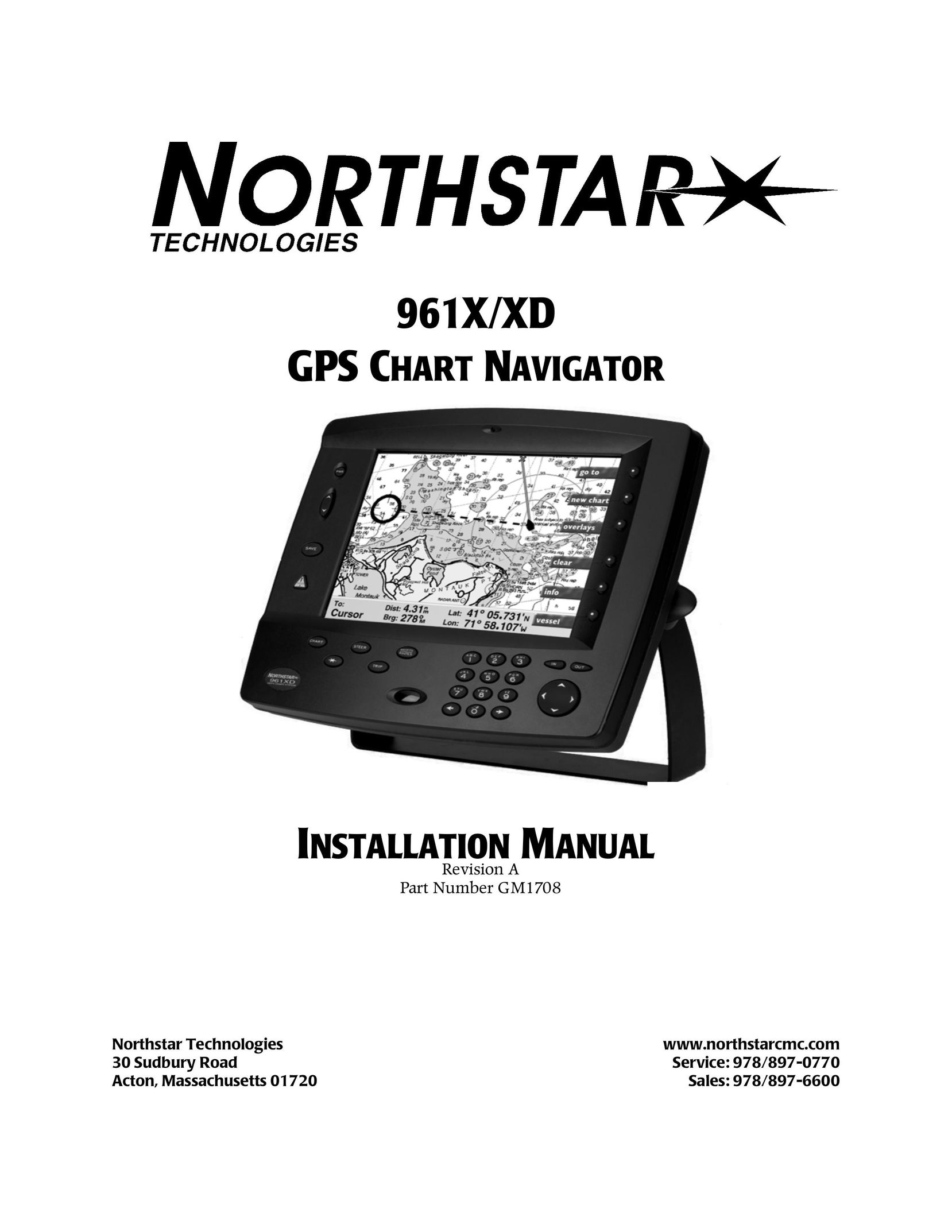 NorthStar Navigation 961X Car Speaker User Manual