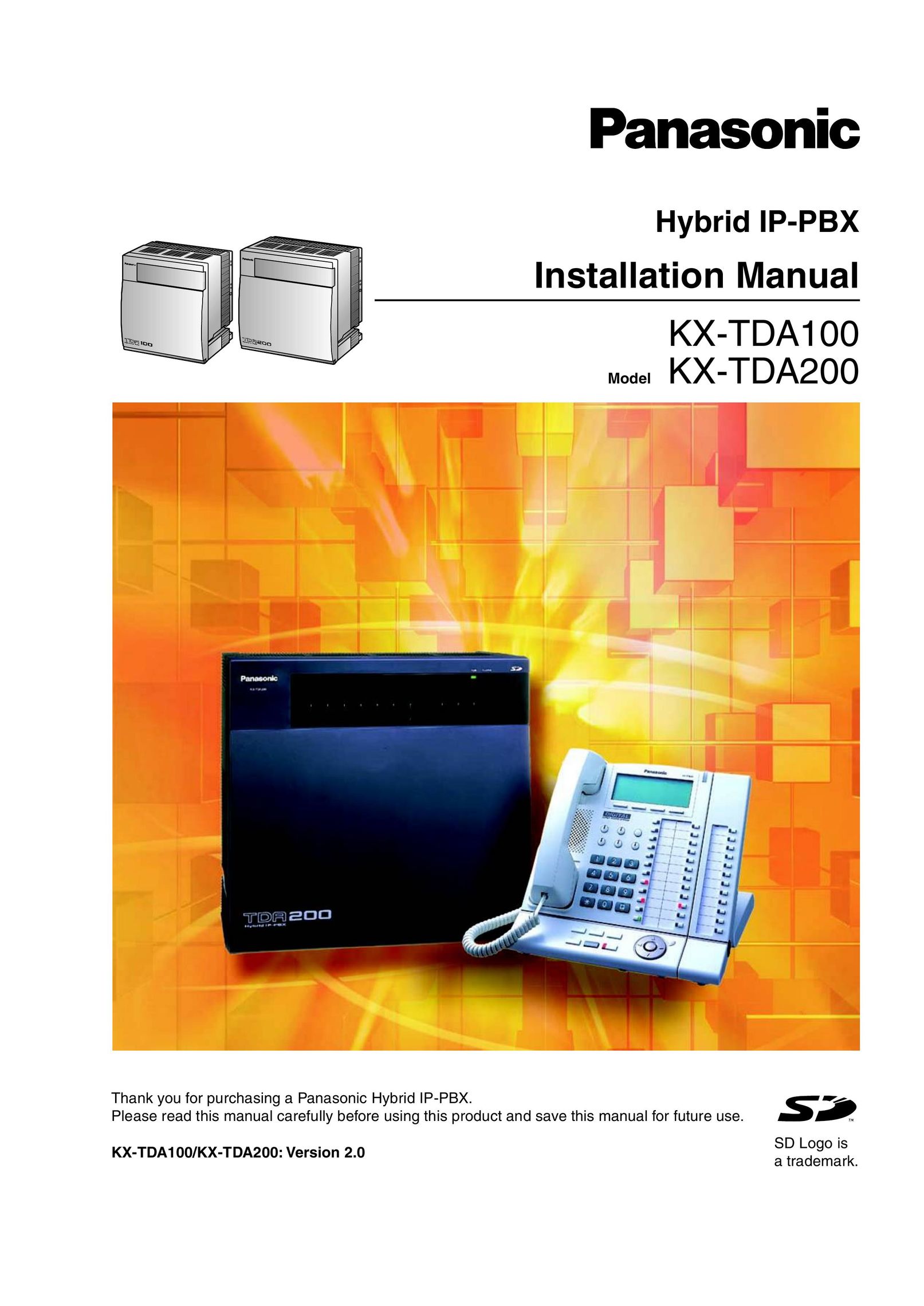 Panasonic KX-TDA100 Car Speaker User Manual
