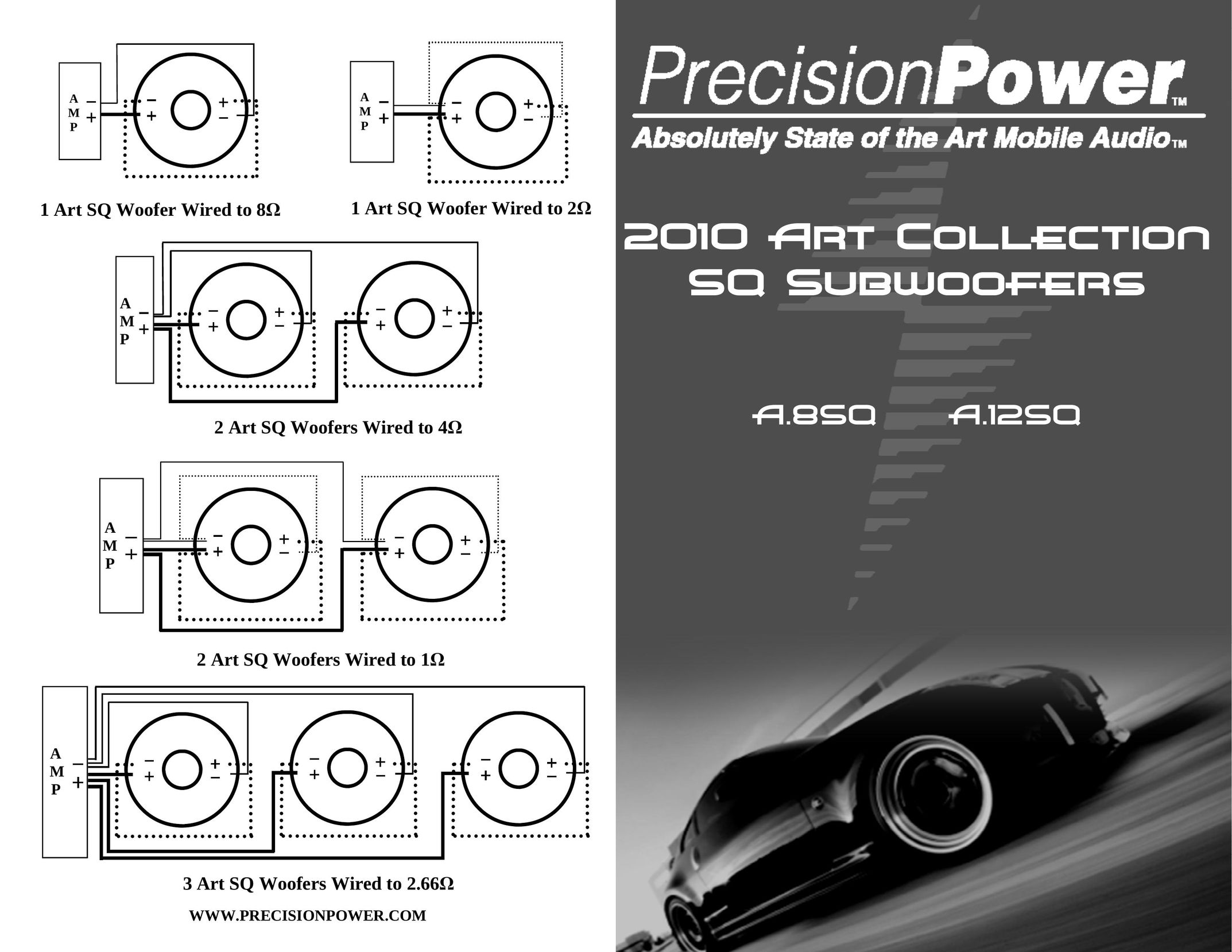 Precision Power A.12SQ Car Speaker User Manual