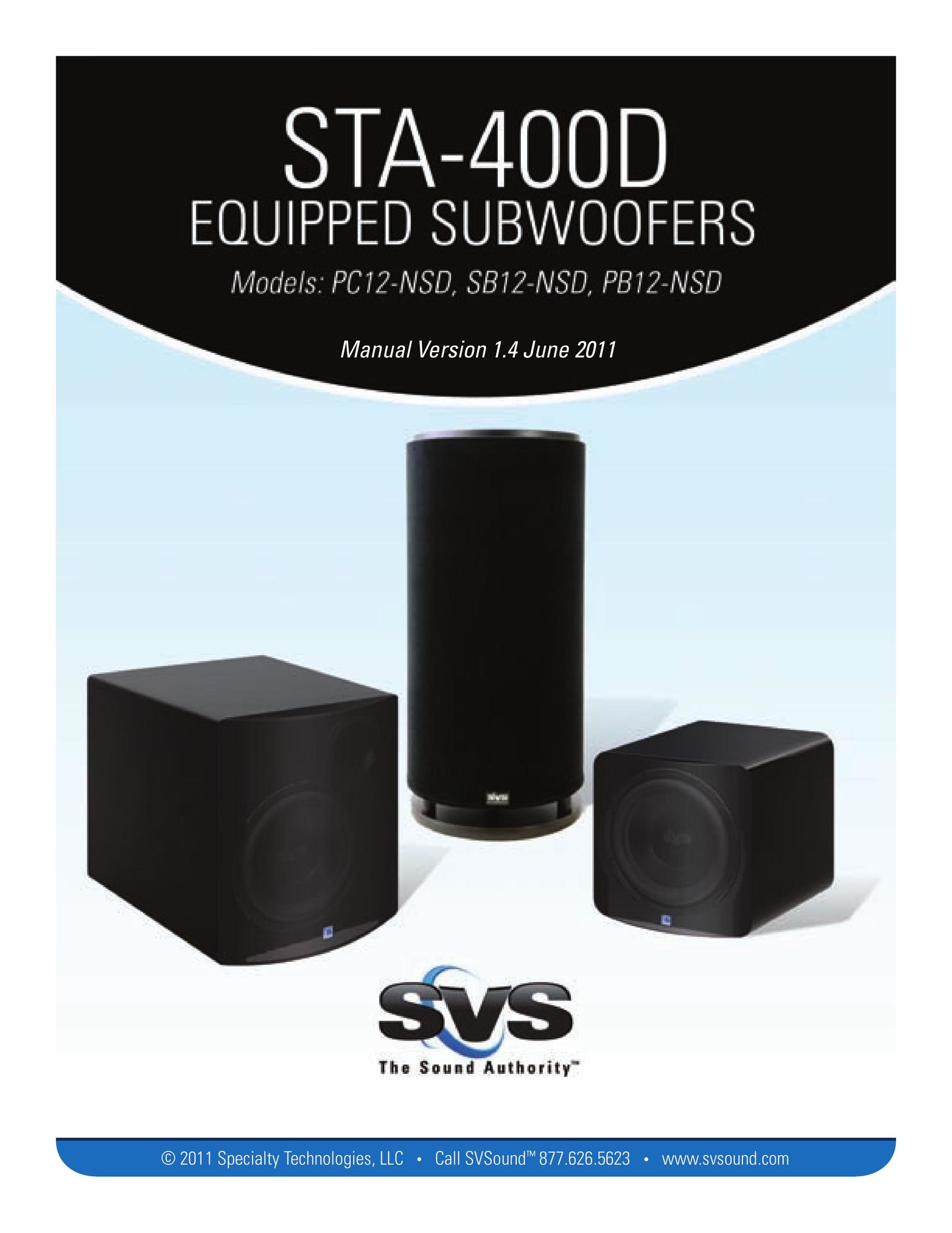 SV Sound SB12-NSD Car Speaker User Manual