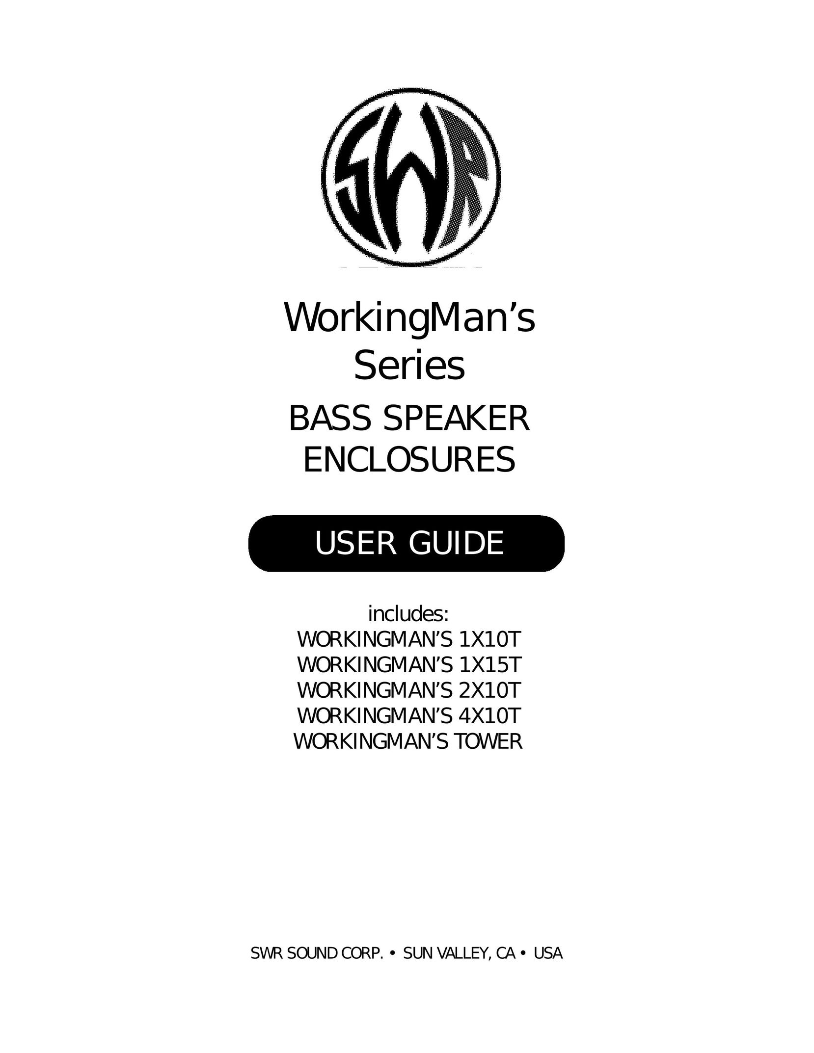 SWR Sound 1X10T Car Speaker User Manual