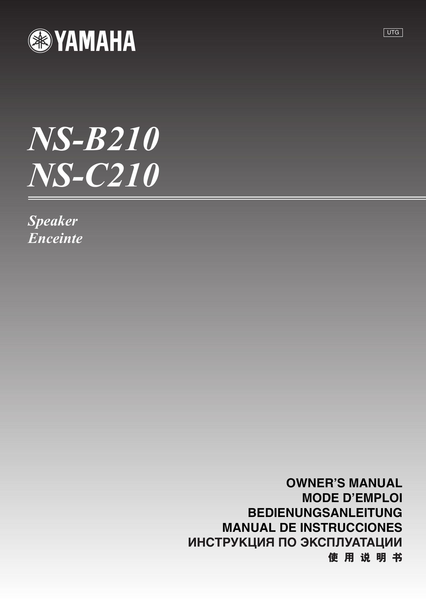Yamaha NS-C210 Car Speaker User Manual