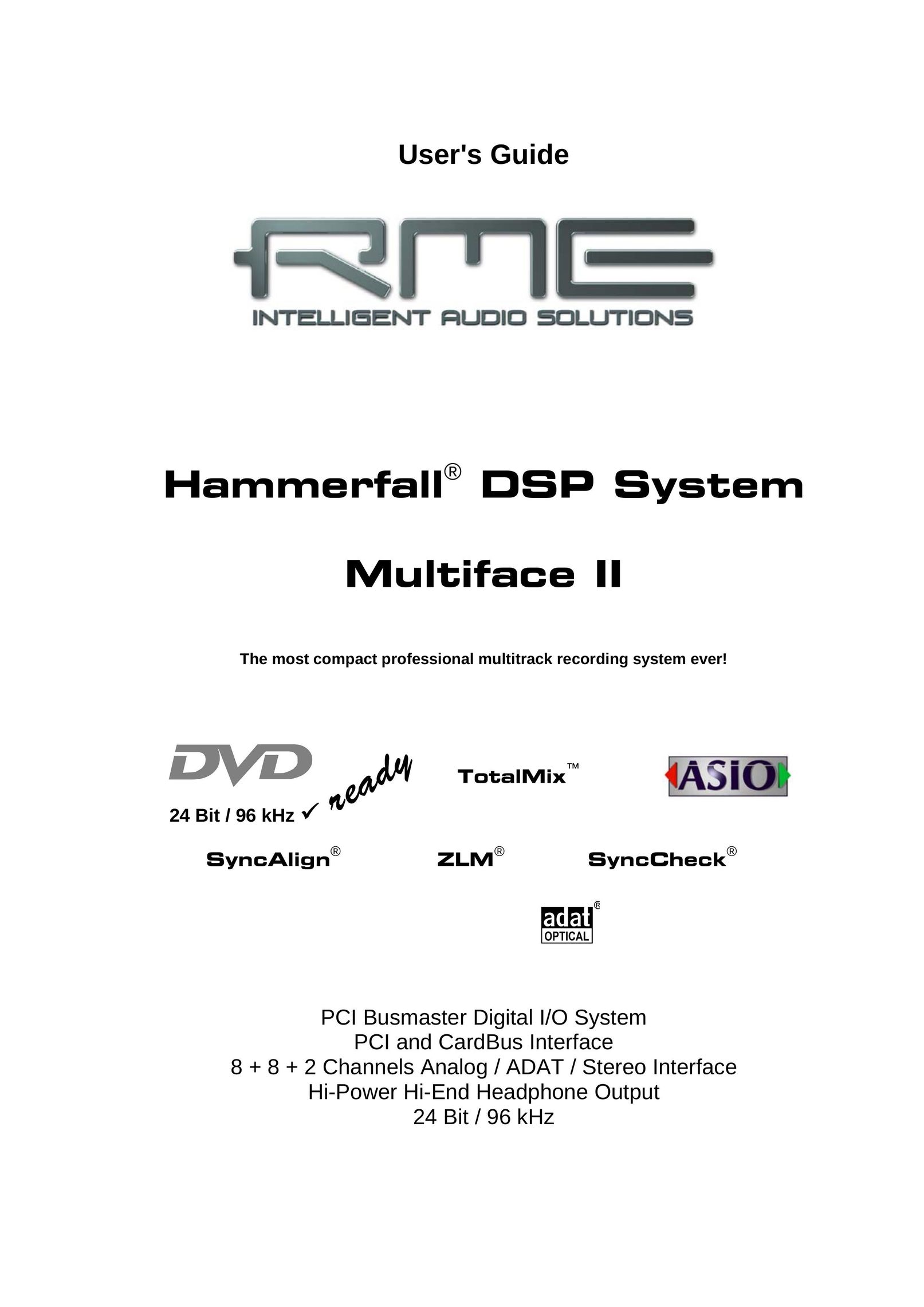 Audio Power DSP System Multiface Car Stereo System User Manual