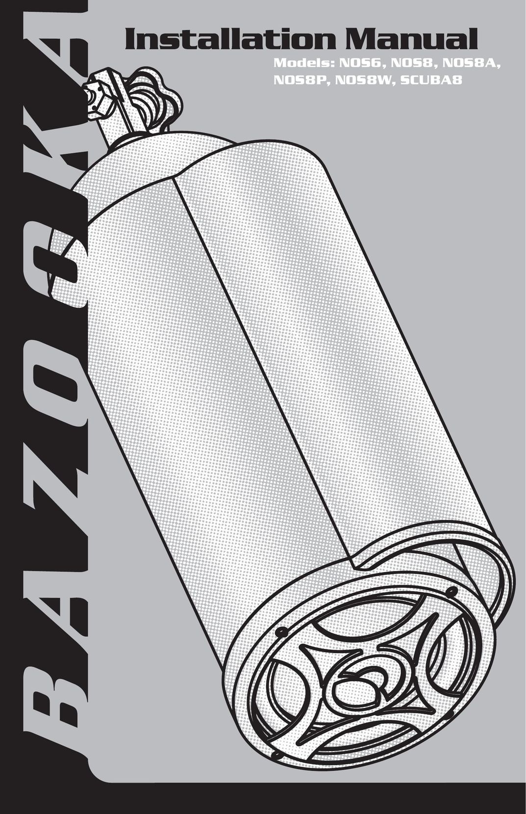 Bazooka NOS8W Car Stereo System User Manual