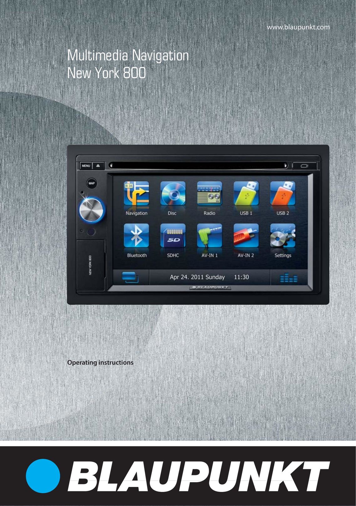Blaupunkt 800 Car Stereo System User Manual