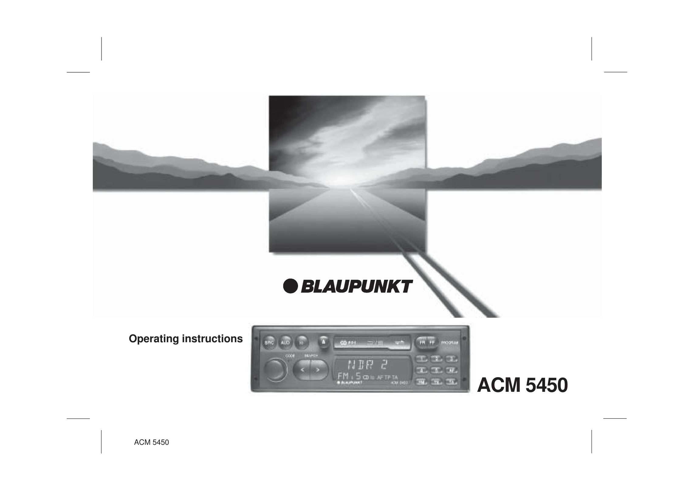 Blaupunkt ACM 5450 Car Stereo System User Manual