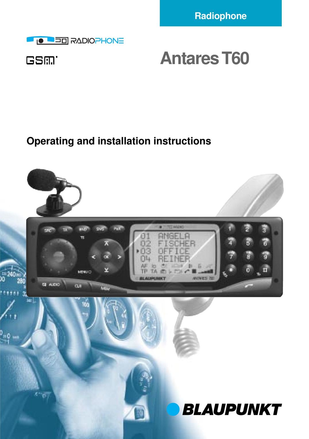 Blaupunkt AntaresT60 Car Stereo System User Manual