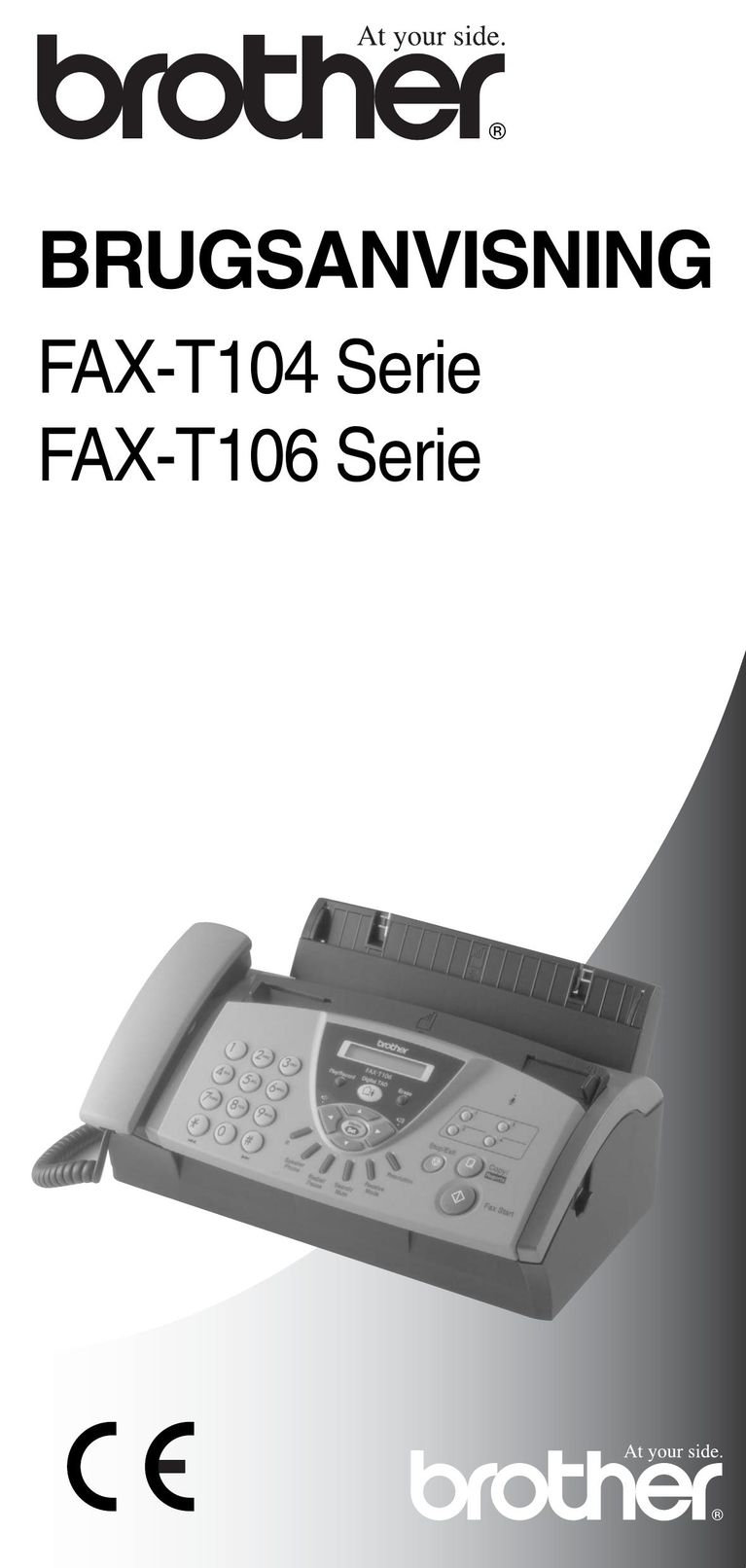 Brother FAX-T104 Car Stereo System User Manual