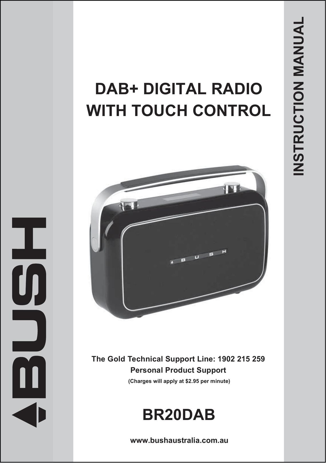 Bush BR20DAB Car Stereo System User Manual