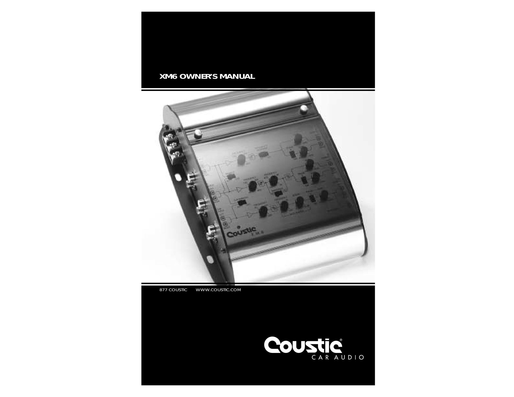 Coustic XM6 Car Stereo System User Manual